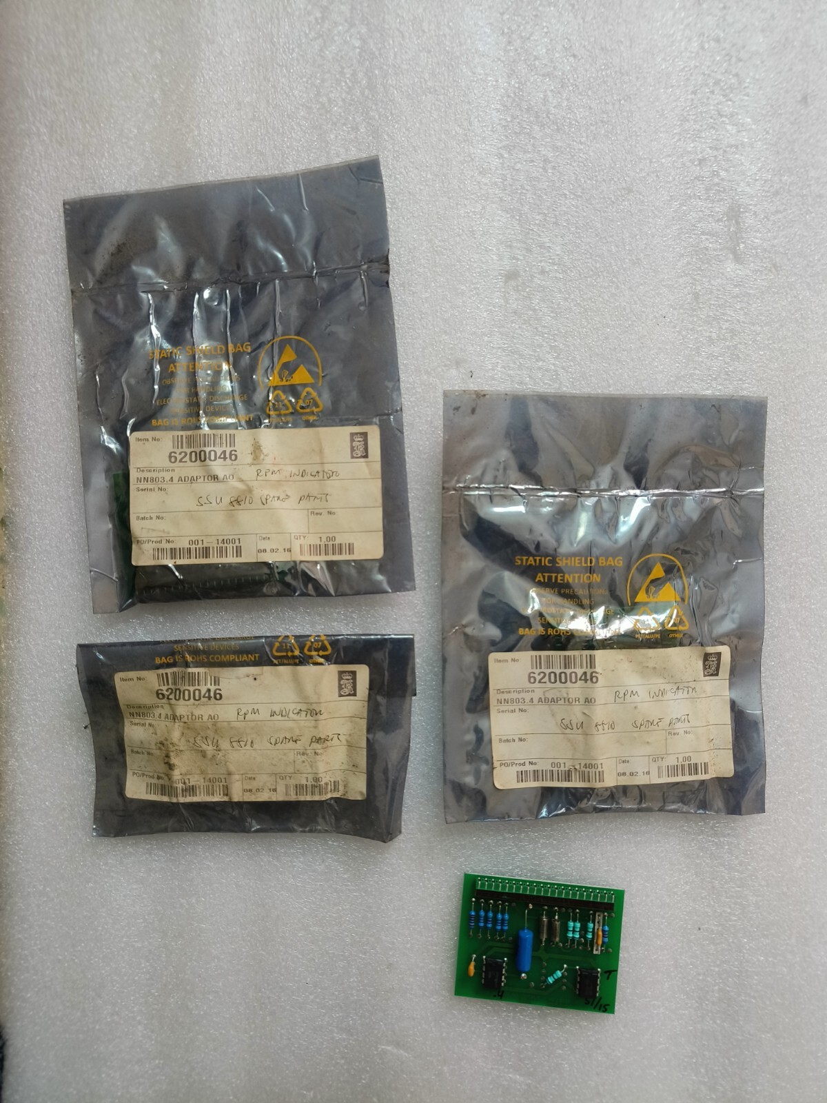 KONGSBERG NN803.4 ADAPTOR AO ANALOG OUT PUT ECO HE 220265B (FREE SHIPPING)