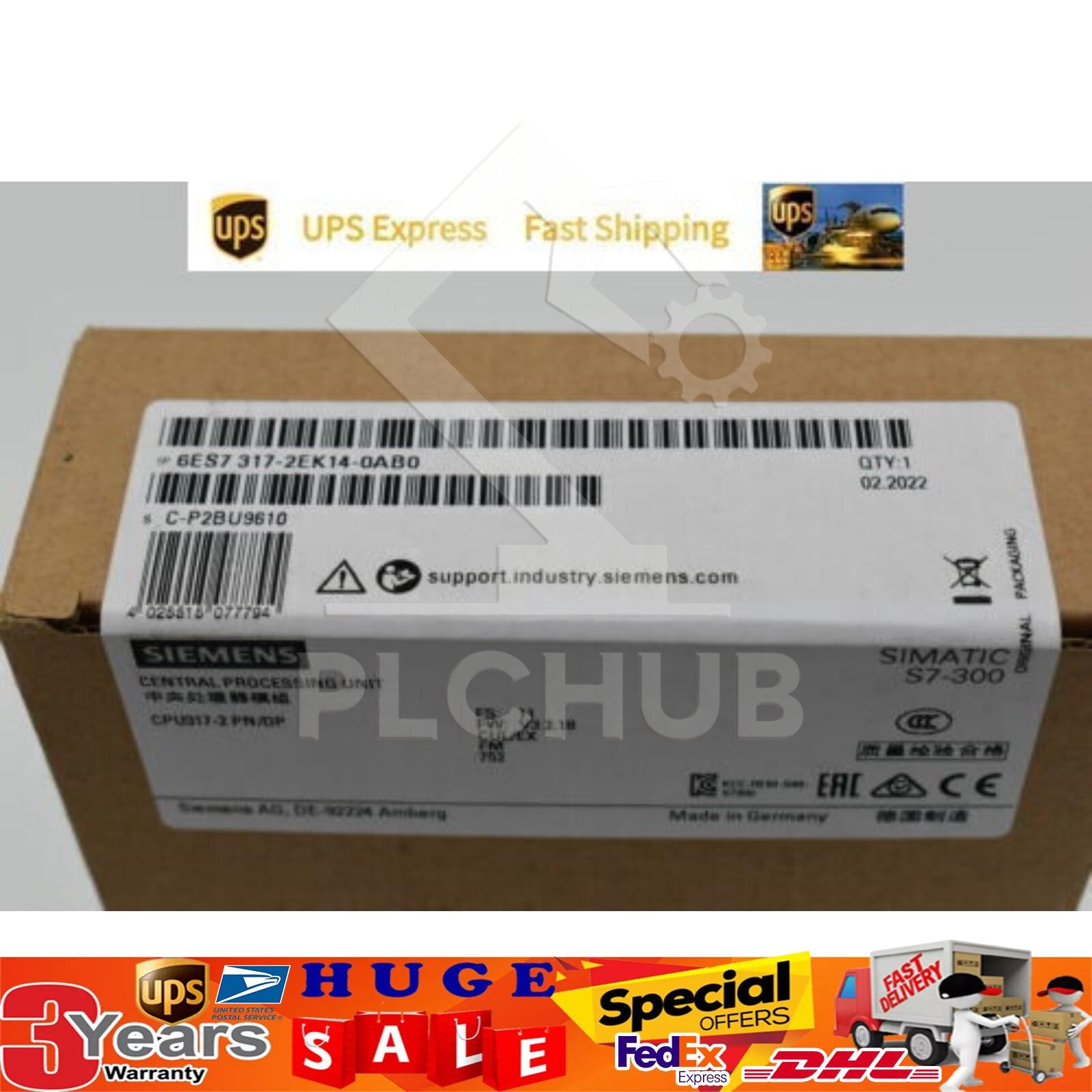 6ES7 317-2EK14-0AB0 Siemens 6ES7317-2EK14-0AB0 New Expedited Shipping