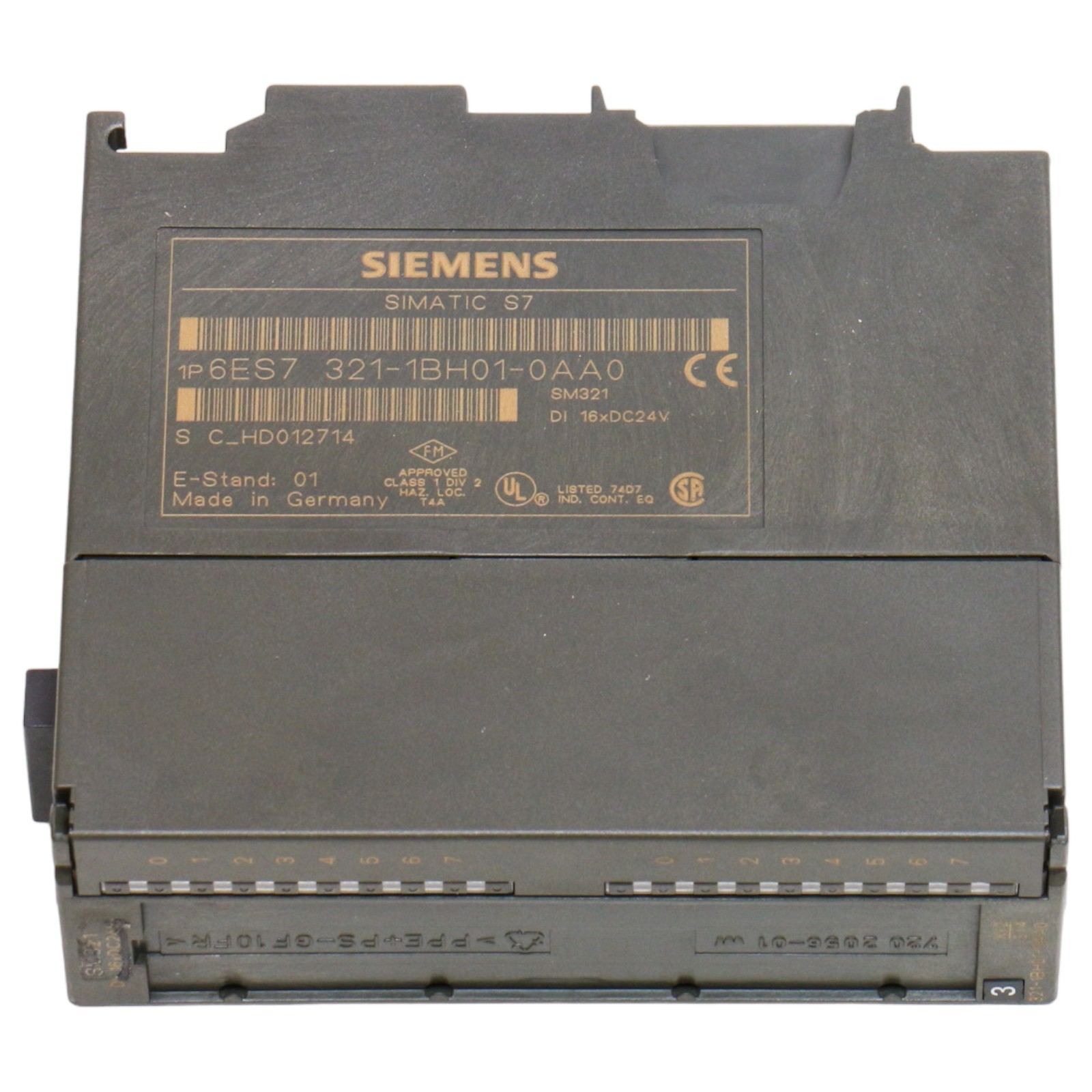 SIEMENS 6ES7321-1BH01-0AA0, 6ES73211BH010AA0, Simatic S 7-300, Digital Input …