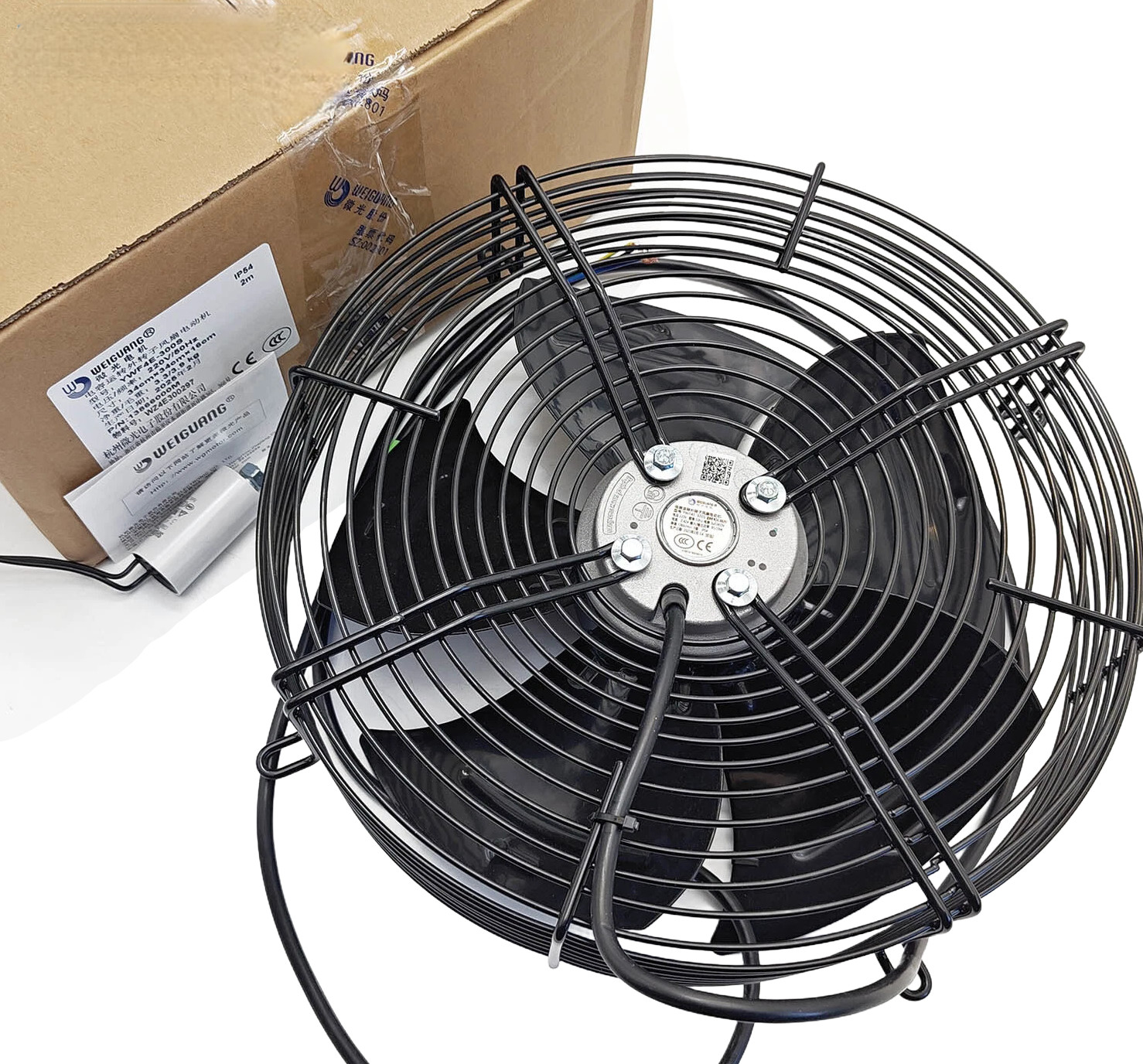 New In Box Axial Fan Motor for WEIGUANG 220v 50HZ YWF4E-300S suction model