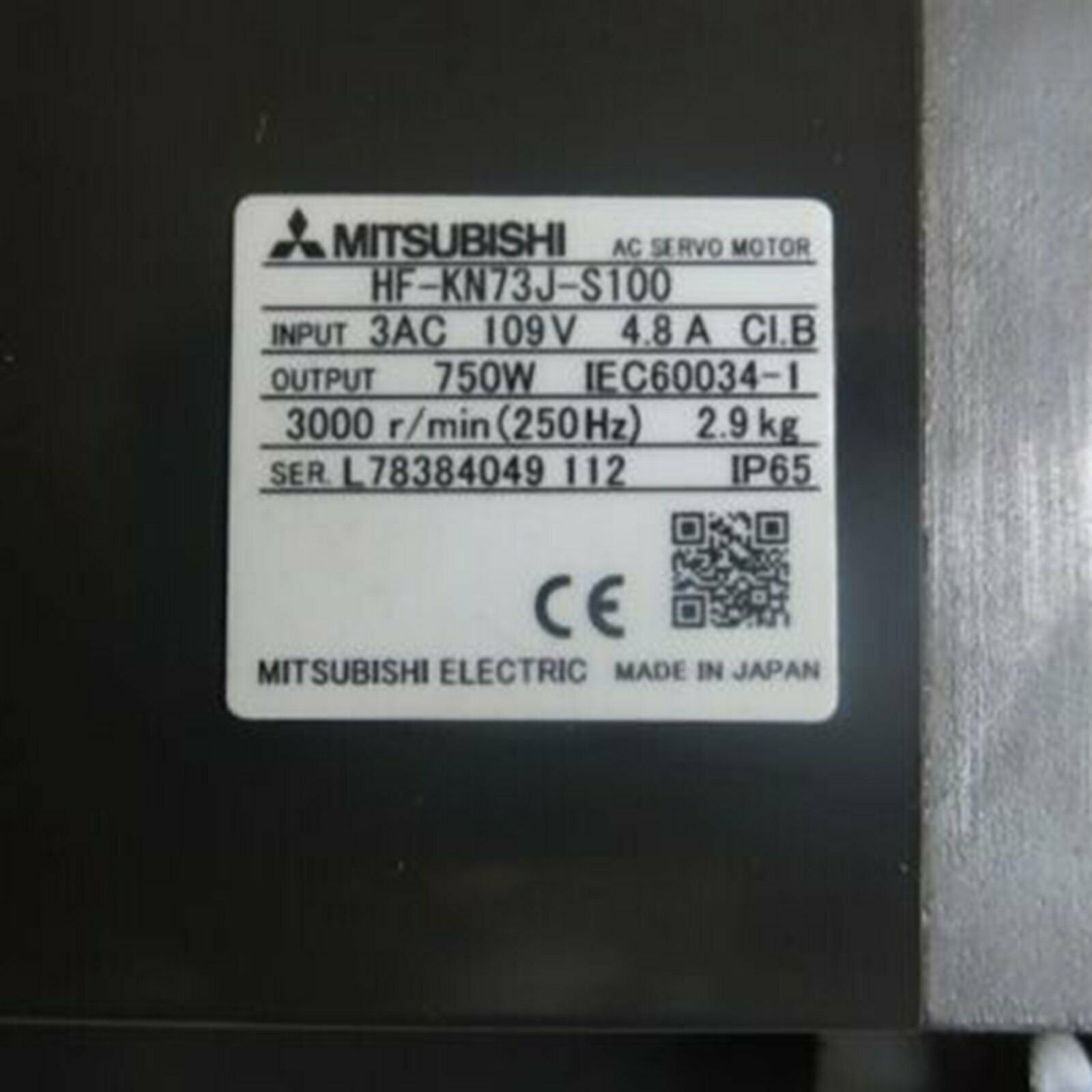 NEW MITSUBISHI IN BOX HF-KN73J-S100 Servo Motor One year warranty