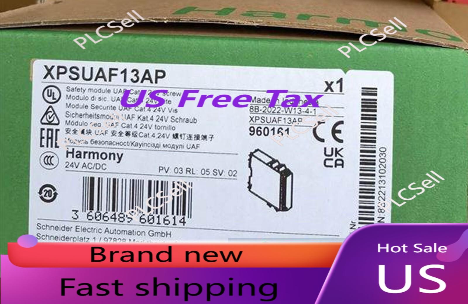 NEW Schneider Safety relay XPSUAF13AP US Free TAX