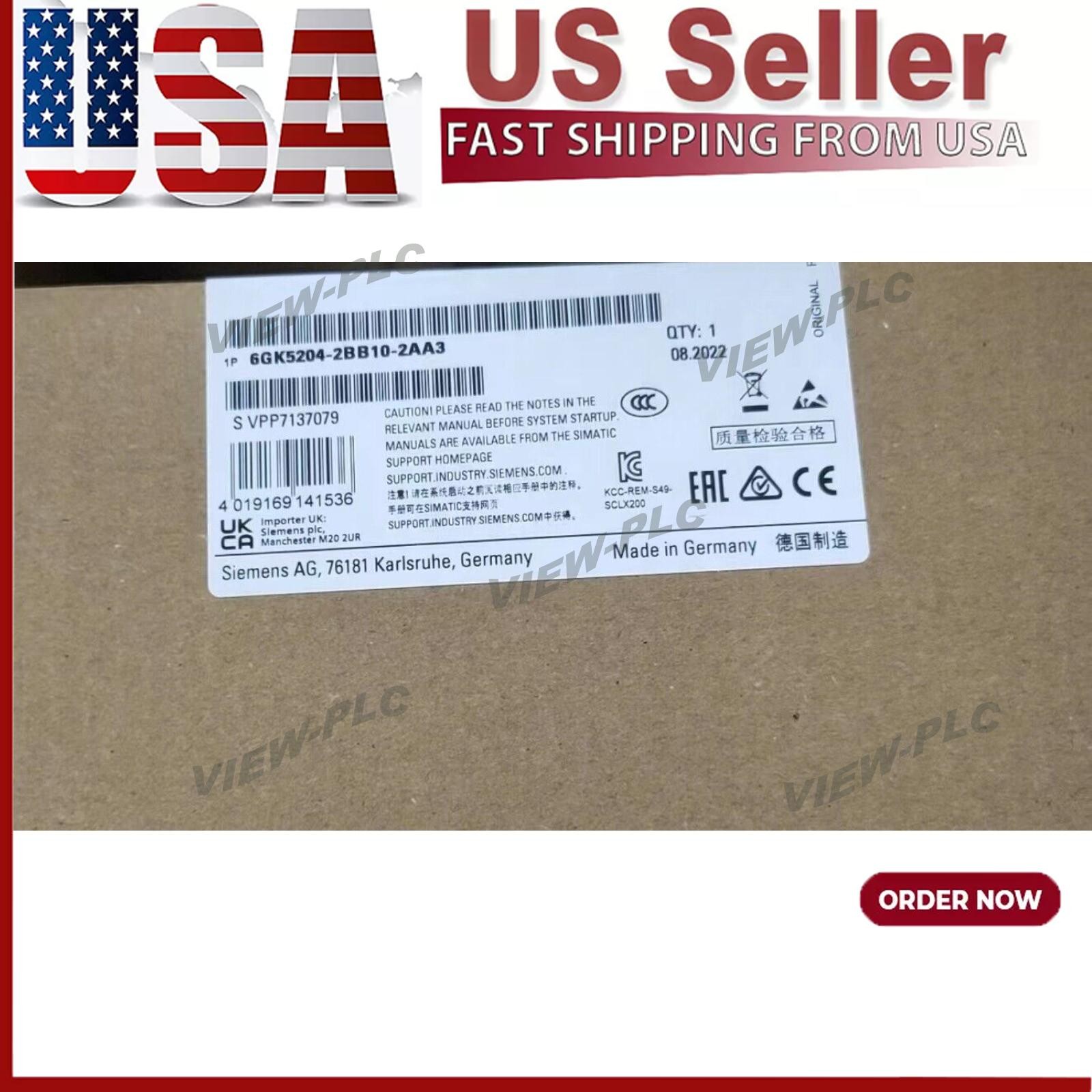 New Siemens 6GK5204-2BB10-2AA3 6GK52042BB102AA3 power supply