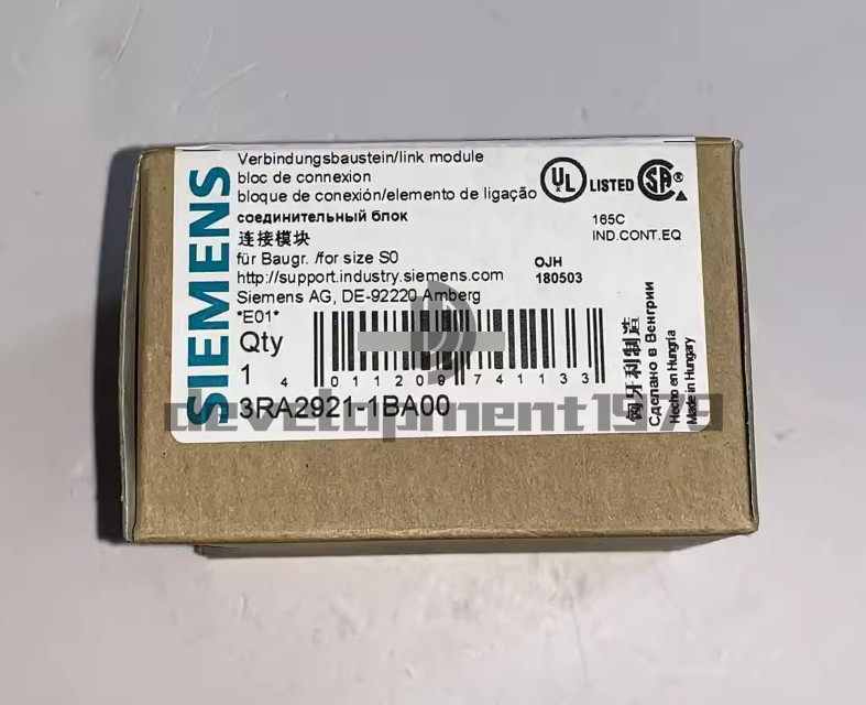 1PC Siemens contactor 3RA2921-1BA00 New