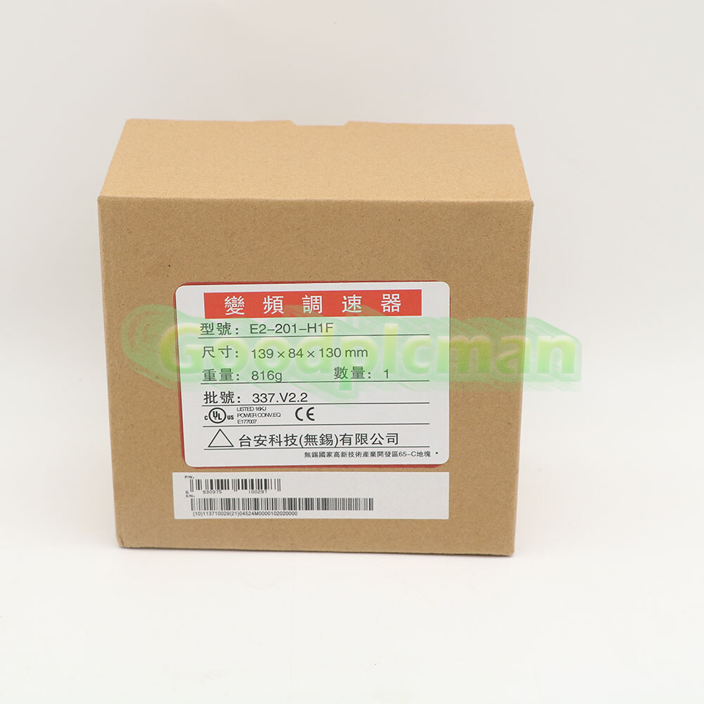 New For TECO Taian inverter E2-201-H1F 220V 0.75KW 1PC/