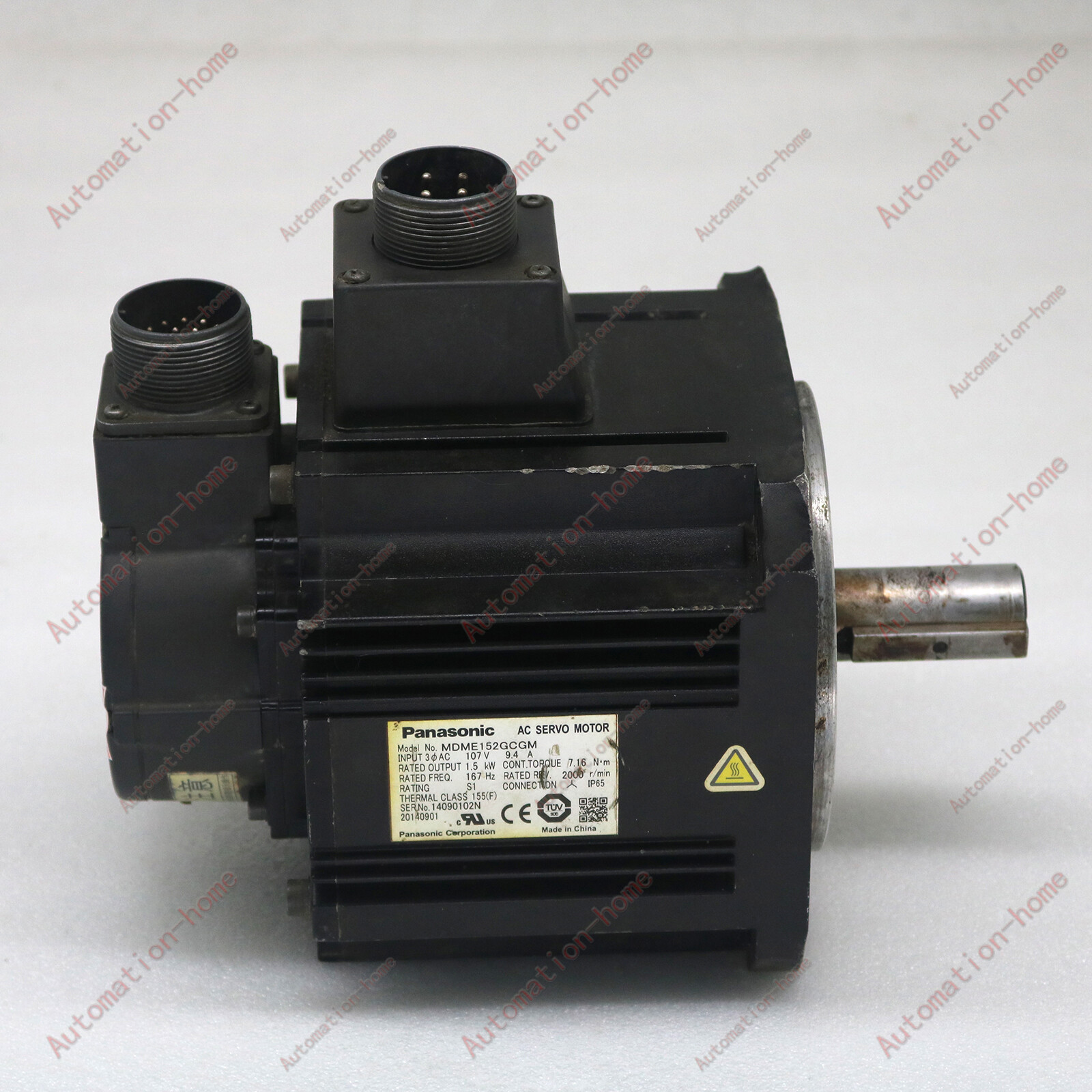 1PC Used Panasonic AC servo motor MDME152GCGM Tested#QW