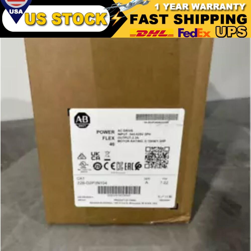 Allen Bradley 22B-D2P3N104 22BD2P3N104 PowerFlex 40 AC Drive SURPLUS IN BOX