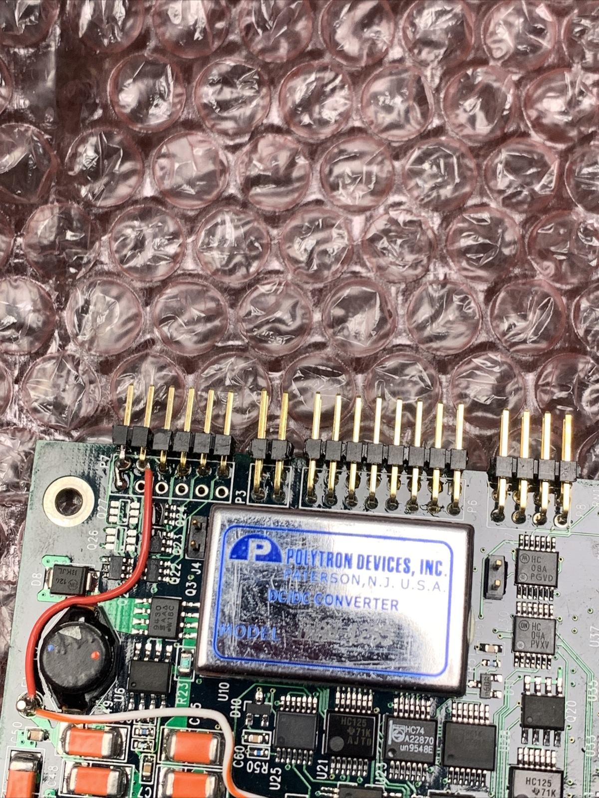 Board Unit Model SK326-565 A01 w/ Polytron Devices TVA8-12S5 DC/DC Converter
