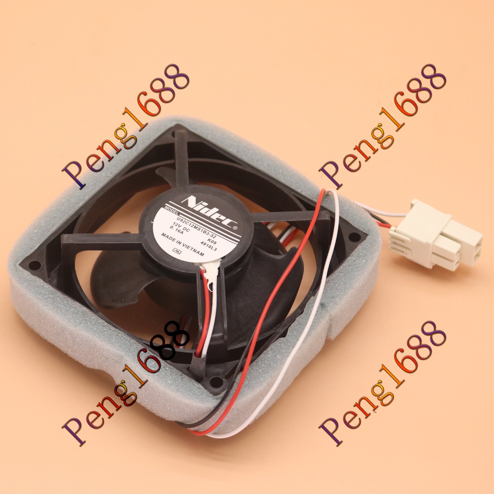 U92C12MS1B3-52 Nidec 12V 0.16A Fan1PC New For Samsung Refrigerator Fan FAST SHIP