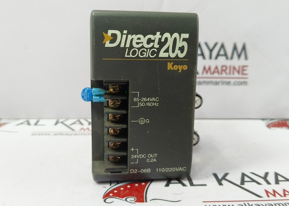 KOYO DIRECT LOGIC 205 D2-06B 110/220V PLC POWER SUPPLY MODULE (FAST SHIP)