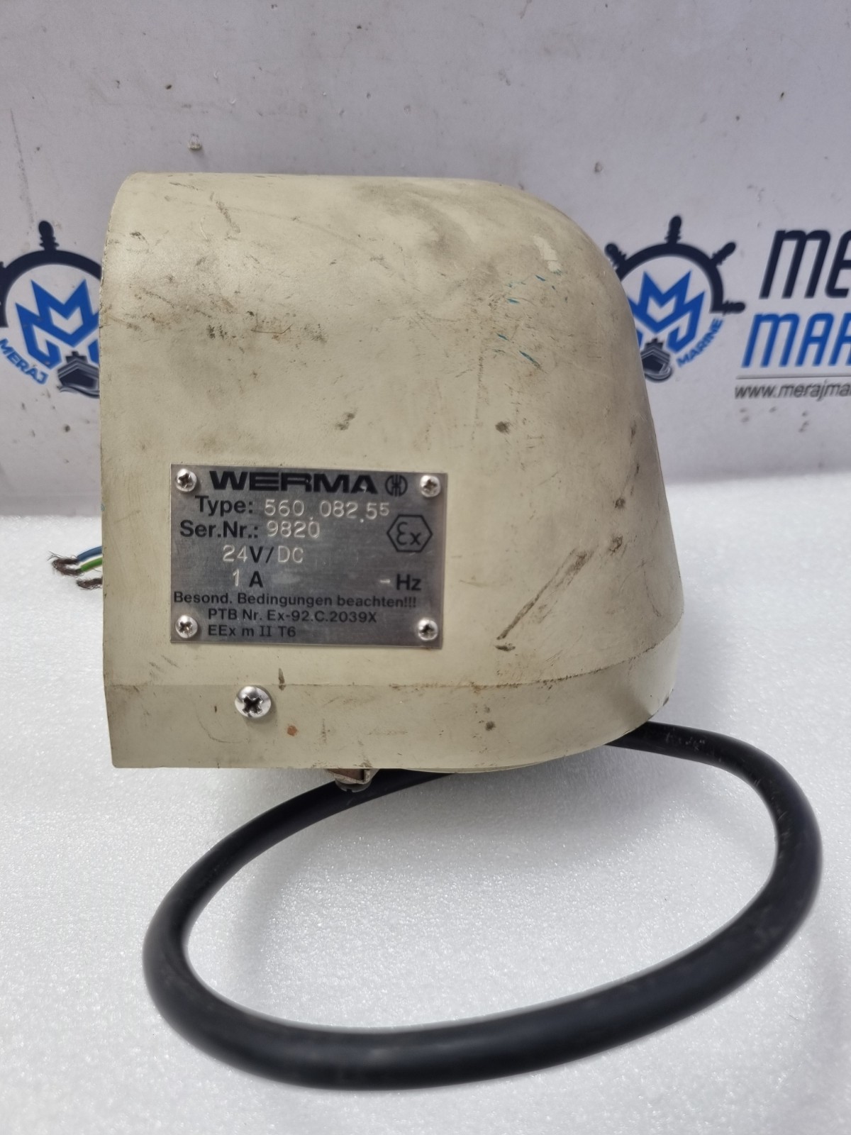 Werma 560.082.55 Signaling Device 24V/DC 1A PTB Nr. Ex-92.C.2039X