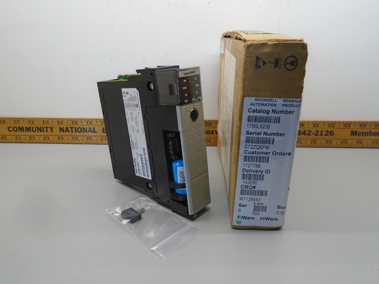 Remanned 1756-L62 /B Allen Bradley Controllogix Gaurdlogix PLC 1756L62 N120