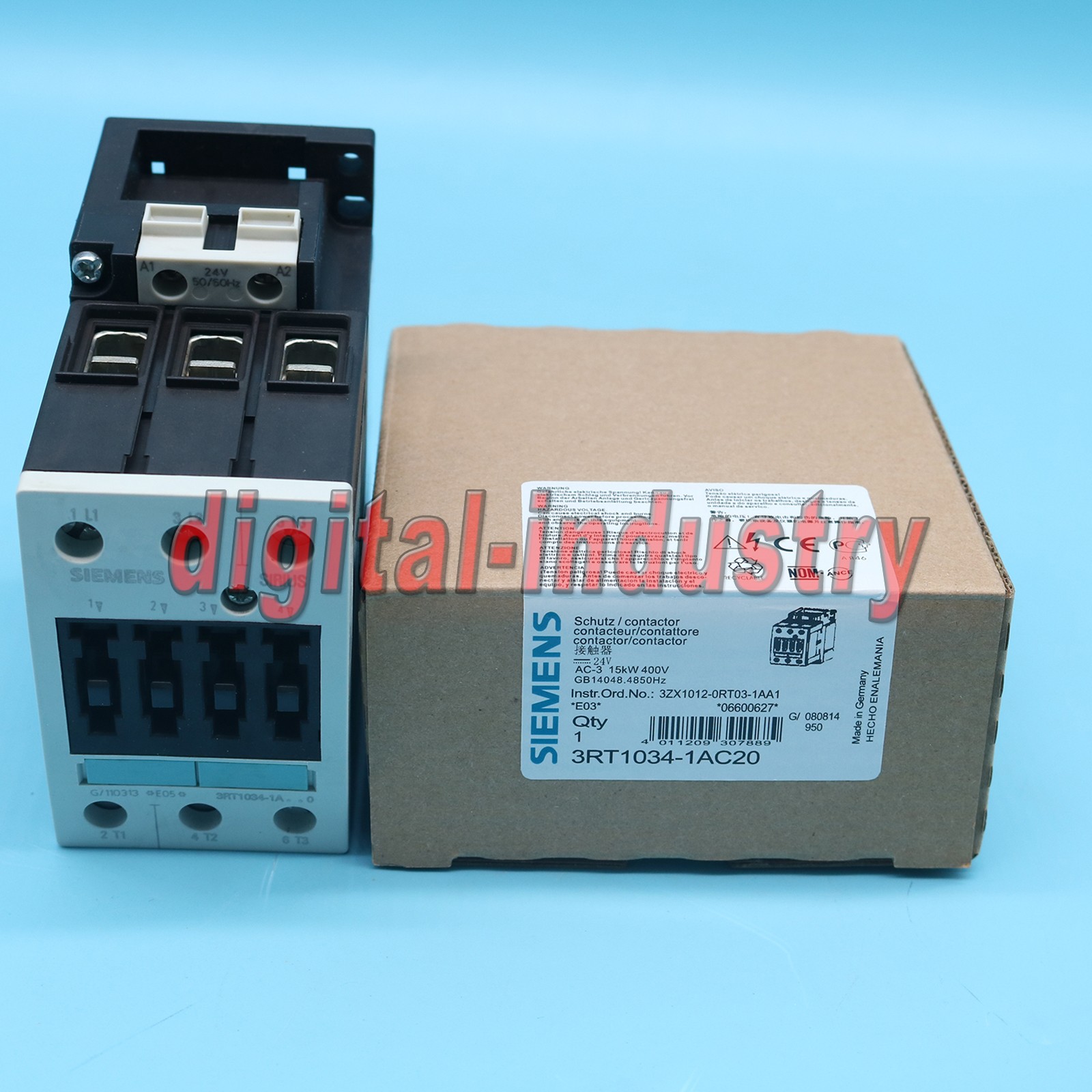 NEW IN BOX Siemens 3RT1034-1AC20 3RT10341AC20 3P Contactor FAST SHIP