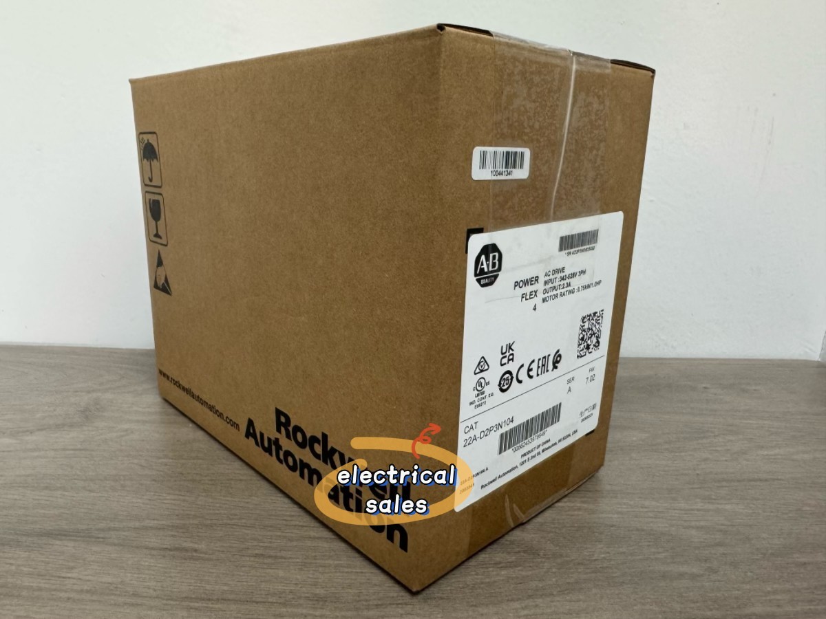 22A-D2P3N104 PowerFlex 4 0.75kW 1HP 480V 3Ph 2.3A AC Drive New Free Ship