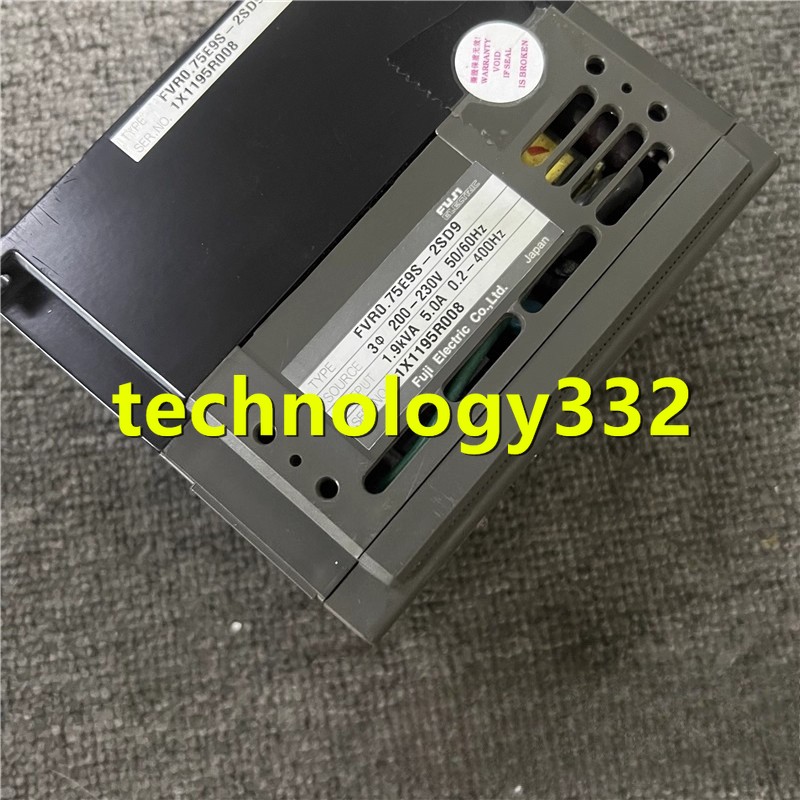 1PC USED Fuji inverter FVR0.75E9S-2SD9 0.75KW 220V #YY