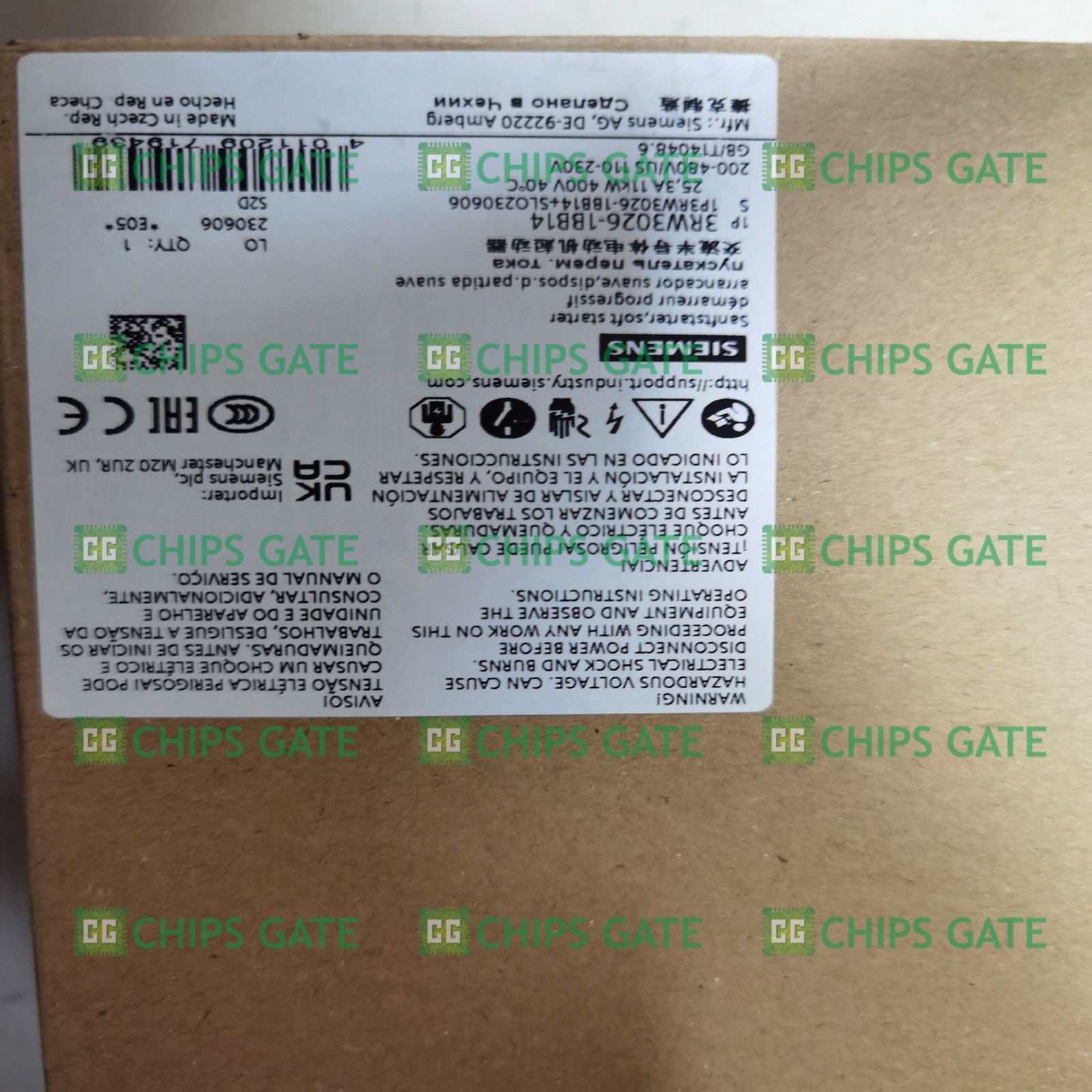 1PCS NEW Siemens 3RW3026-1BB14 Fast Ship