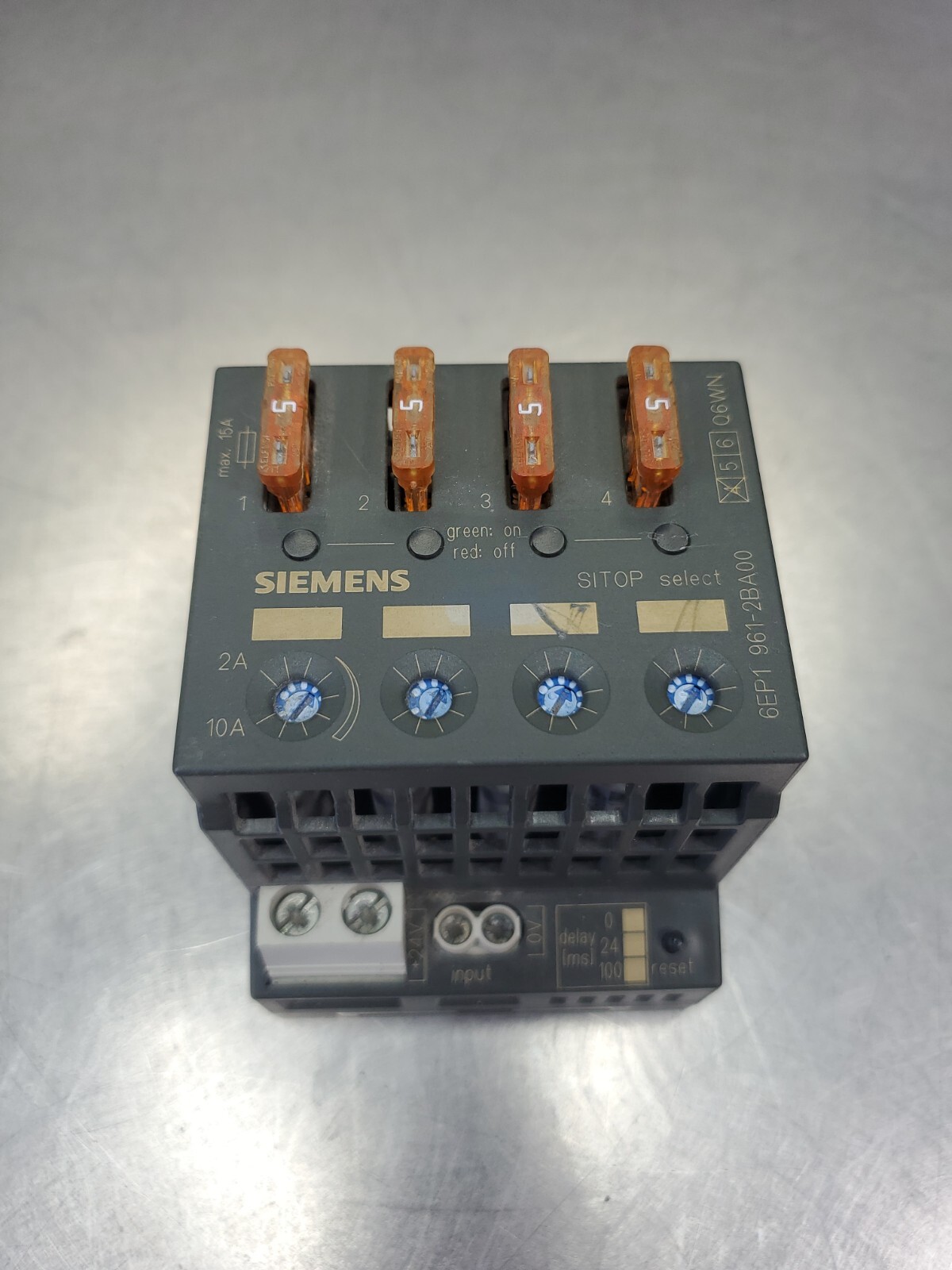 Siemens 1P 6EP1 961-2BA00 SITOP Fuse Module. 3D-27