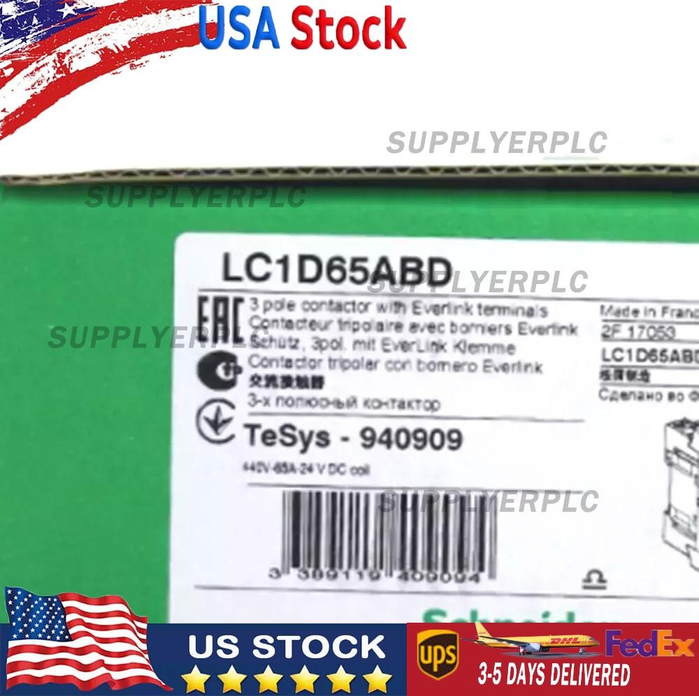 1PC Schneider LC1D65ABD Contactor 65A New In Box Fast Shipping