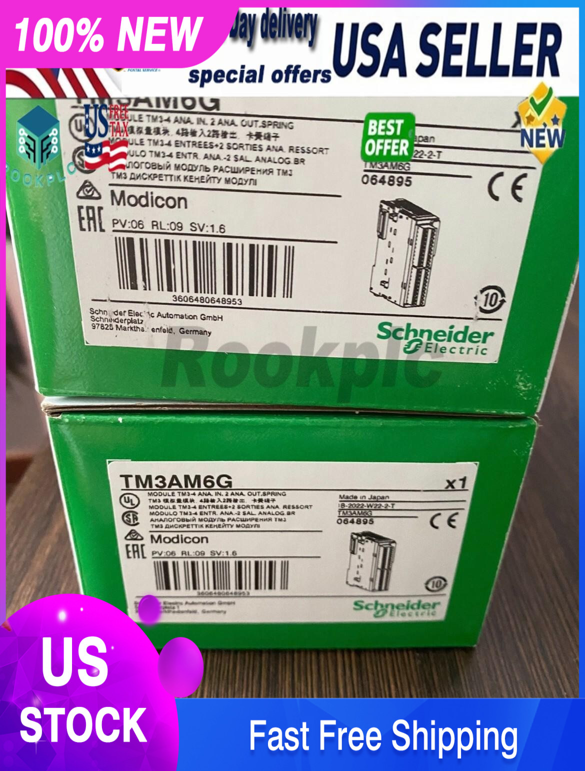 For plc module TM3AM6G With box US Free TAX