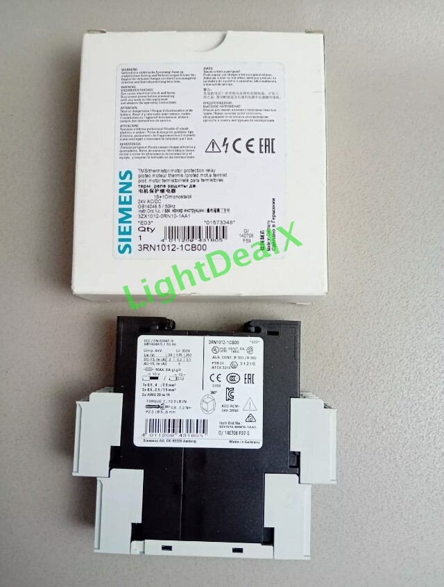 1PCS New SIEMENS Motor Protection Relay 3RN1012-1CB00 In Box Fast Shipping