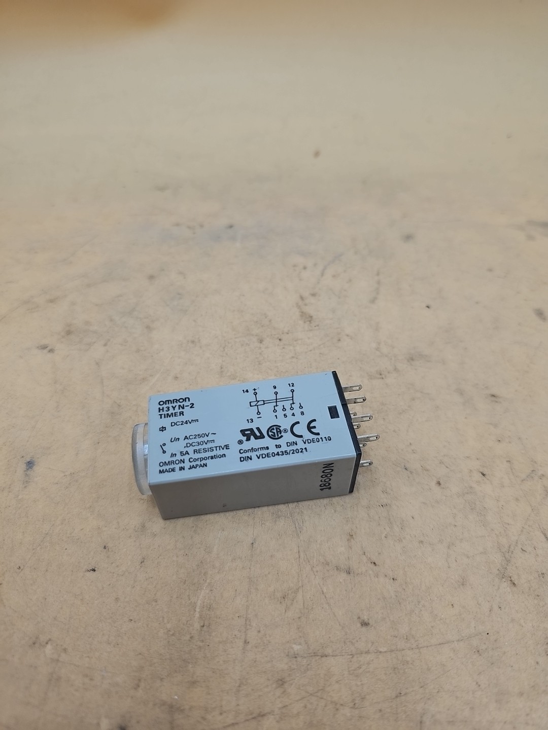 Omron H3YN-2 Time Relay Timer. 24VDC