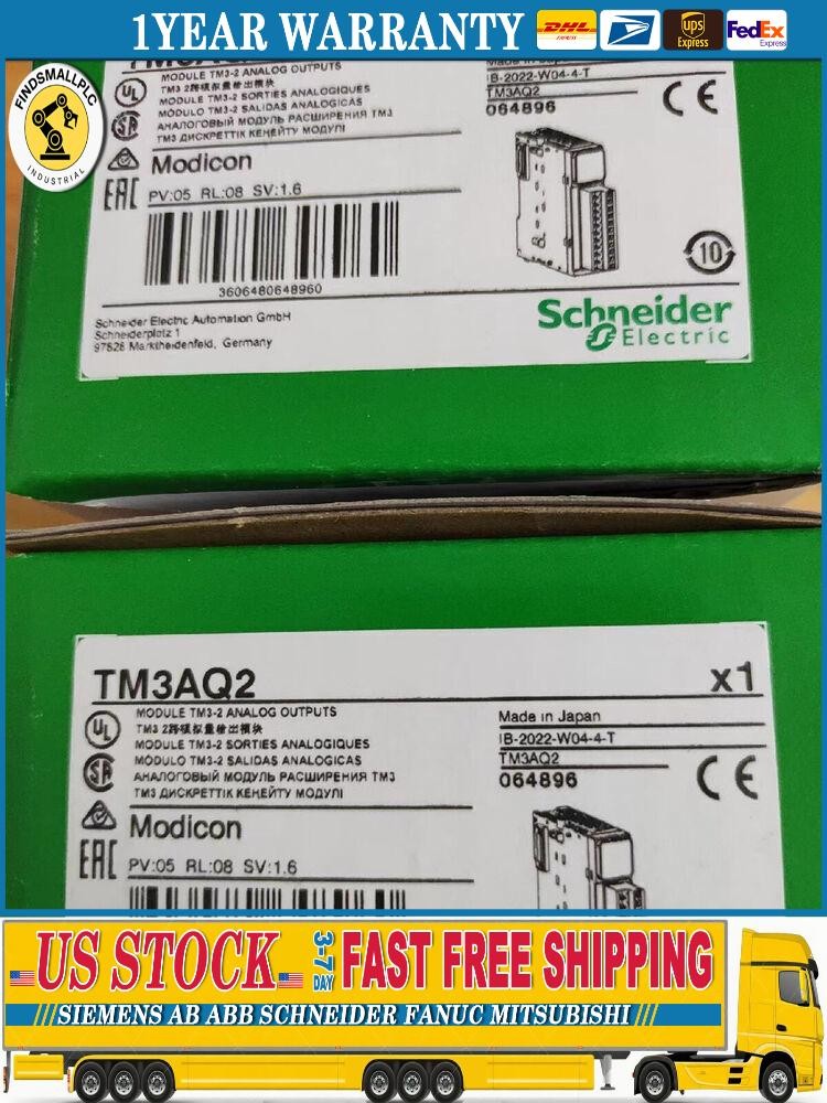 One Schneider TM3AQ2 PLC Module New In Box Fast Shipping