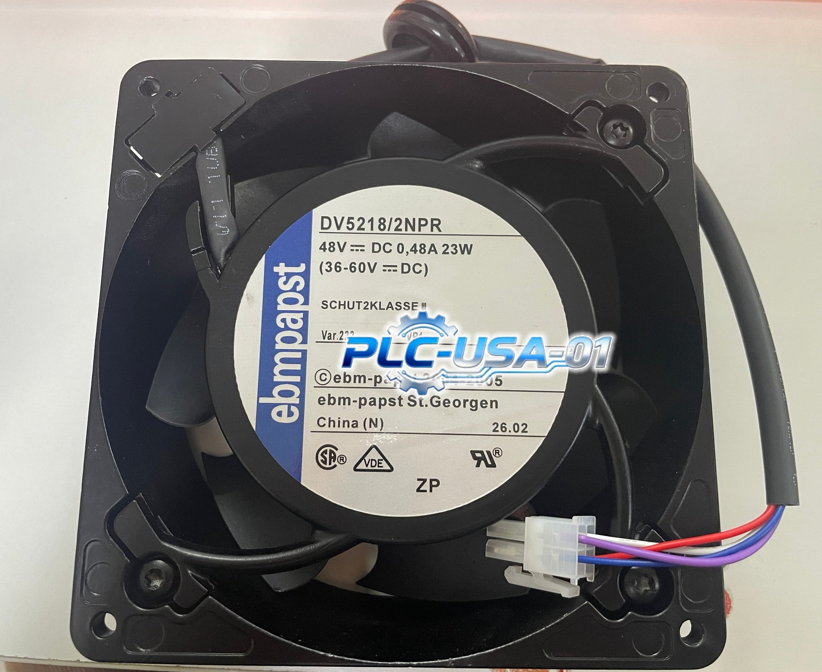 1PCS New Ebmpapst DV5218/2NPR 48V 23W 4-Wire For Vacon Inverter Fan Fast Ship