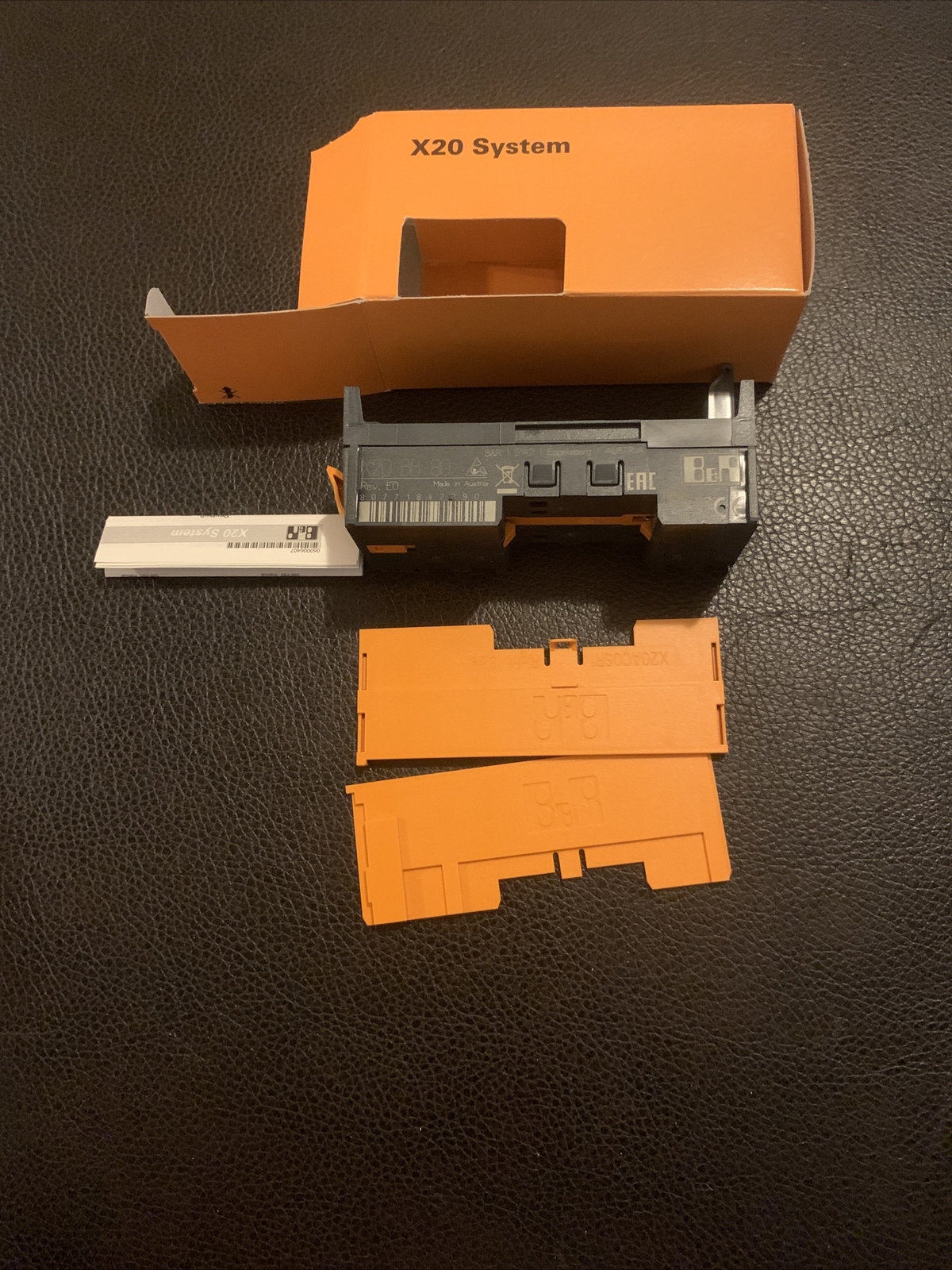 B&R X20 System X20BB80 New In Box Rev E0 Base Module