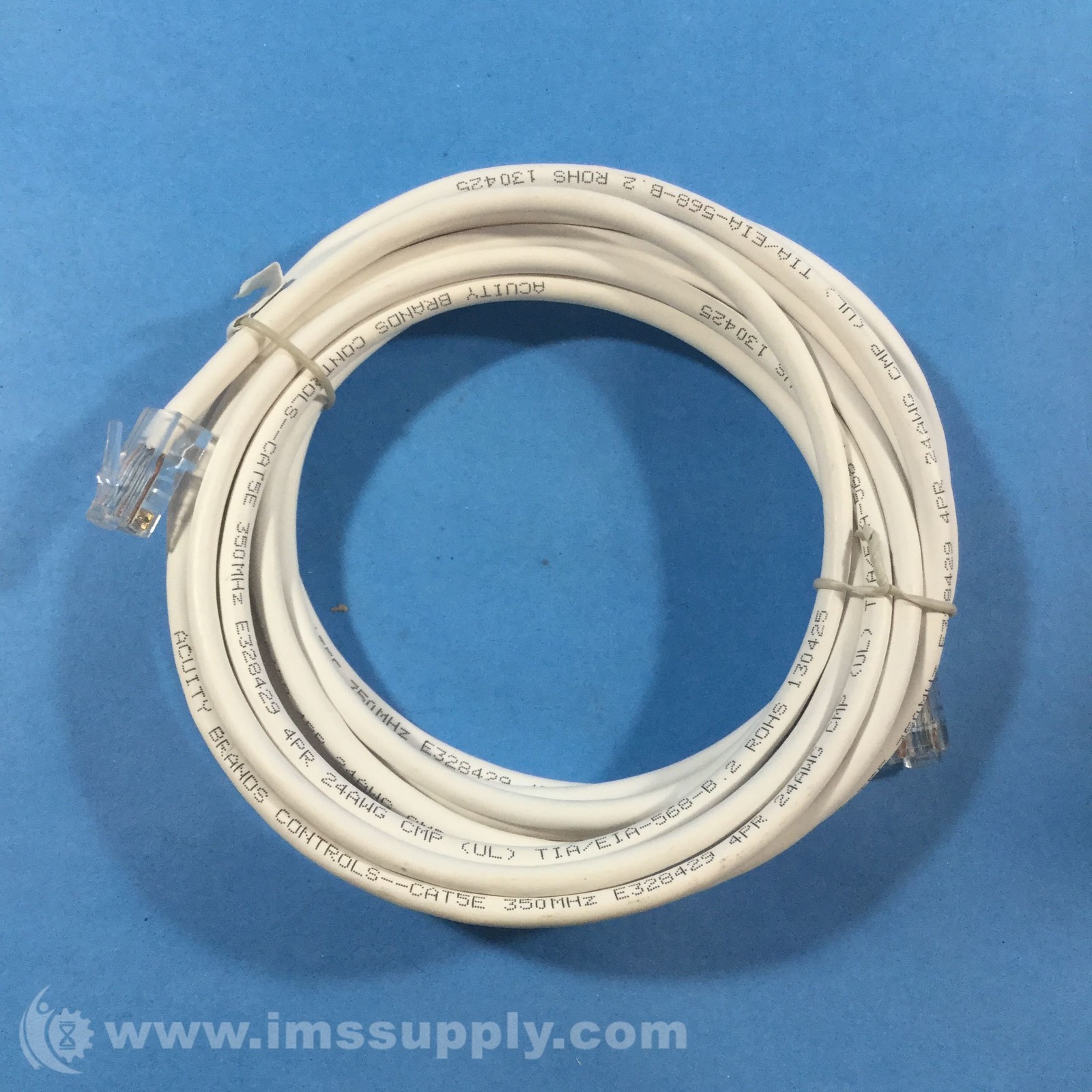 Acuity Imaging TIA/EIA-568-B.2 Cat5E Network Ethernet Cable,15 Ft FNIP