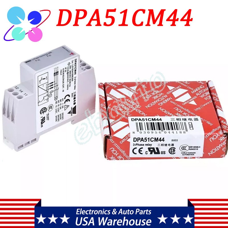 1PC For CARLO GAVAZZI DPA51CM44 B014 Phase Sequence Protector 3-phase Relay