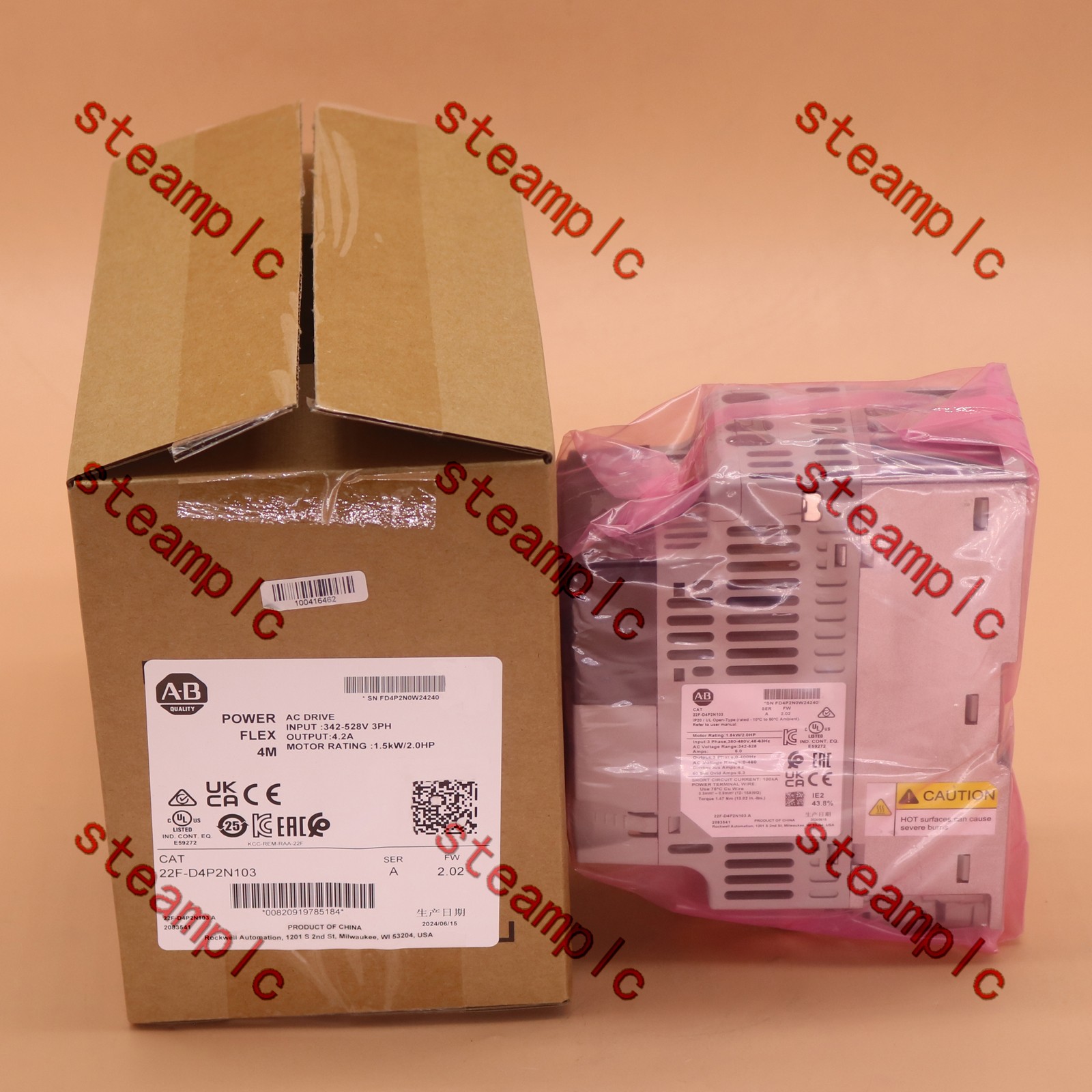 New 22F-D4P2N103 Three-Phase 380V/1.5KW 22F-D4P2N103 SPOT STOCK#RX