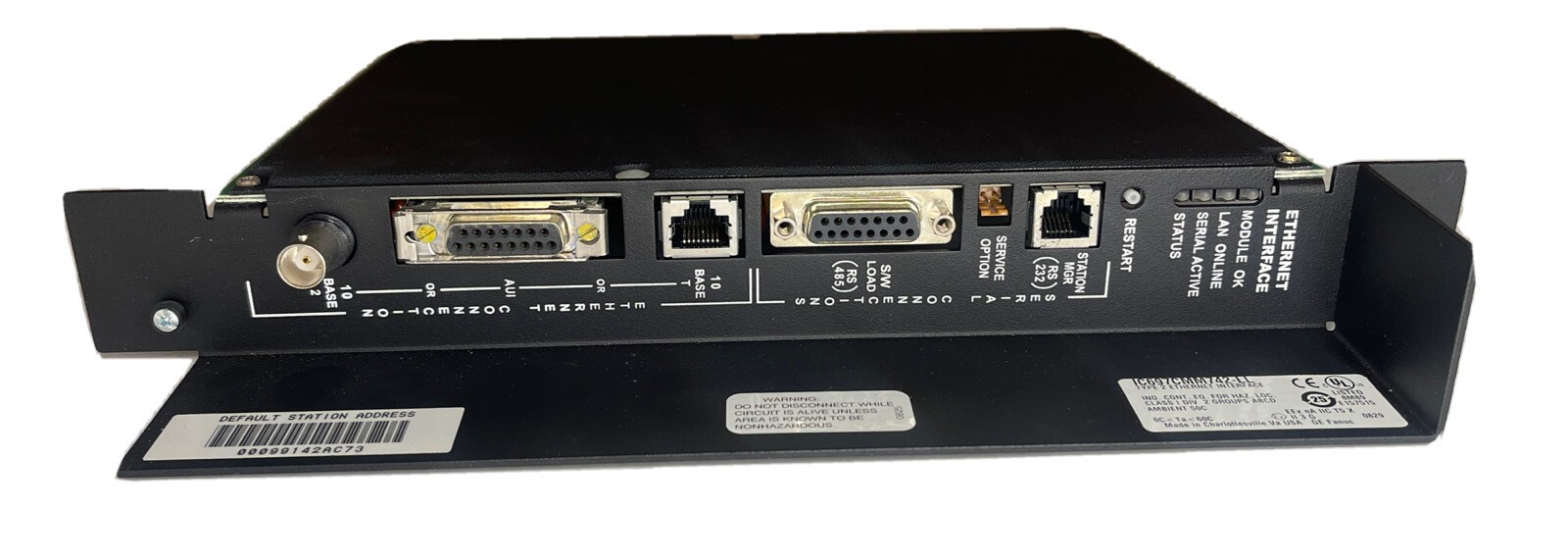 Fanuc IC697CMM742 IC697CMM742-LL Series Ethernet Interface Module US Free TAX
