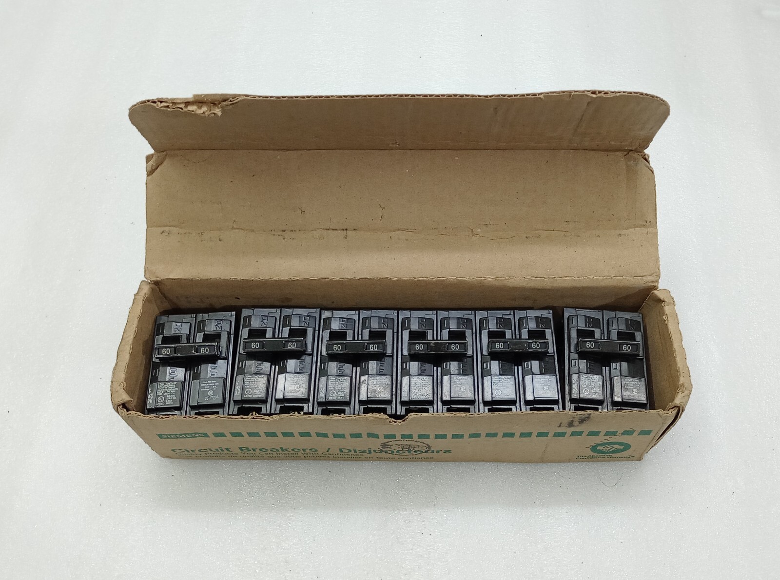 SIEMENS Q260 Type QP Circuit Breaker 60 AMP (Lot of 6 in 1box)