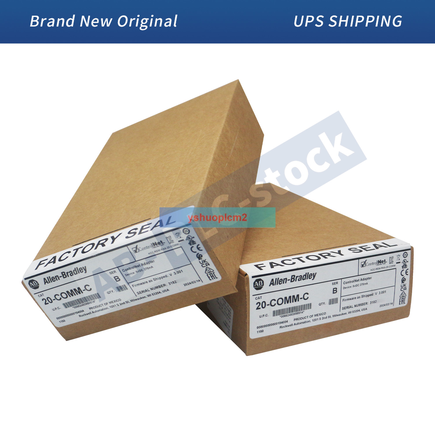 A~B 2024 New Factory Sealed 20-COMM-C PowerFlex Architecture Class ControlNet