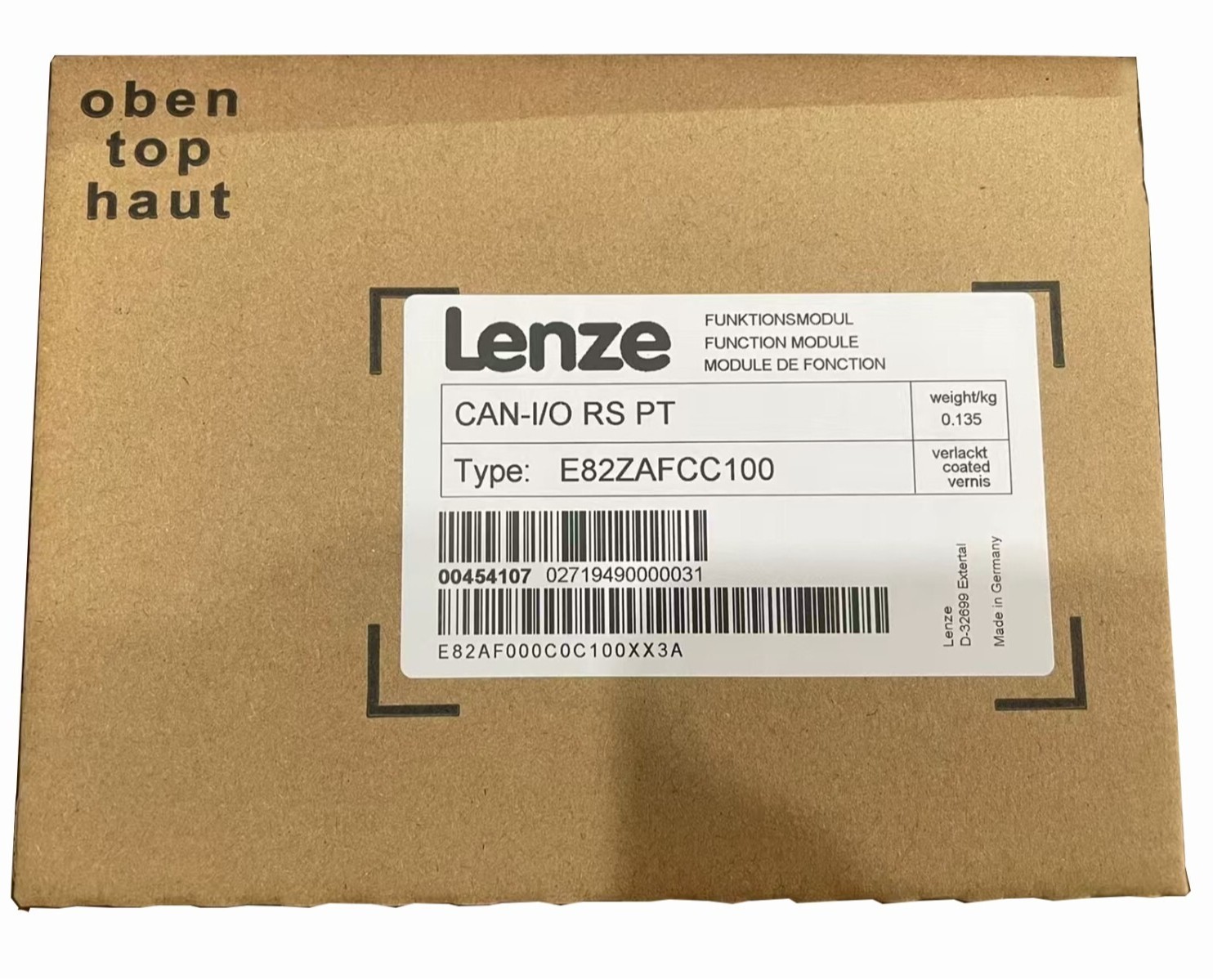 NEW Lenze E82ZAFCC100 8200 Series Inverter I/O Module