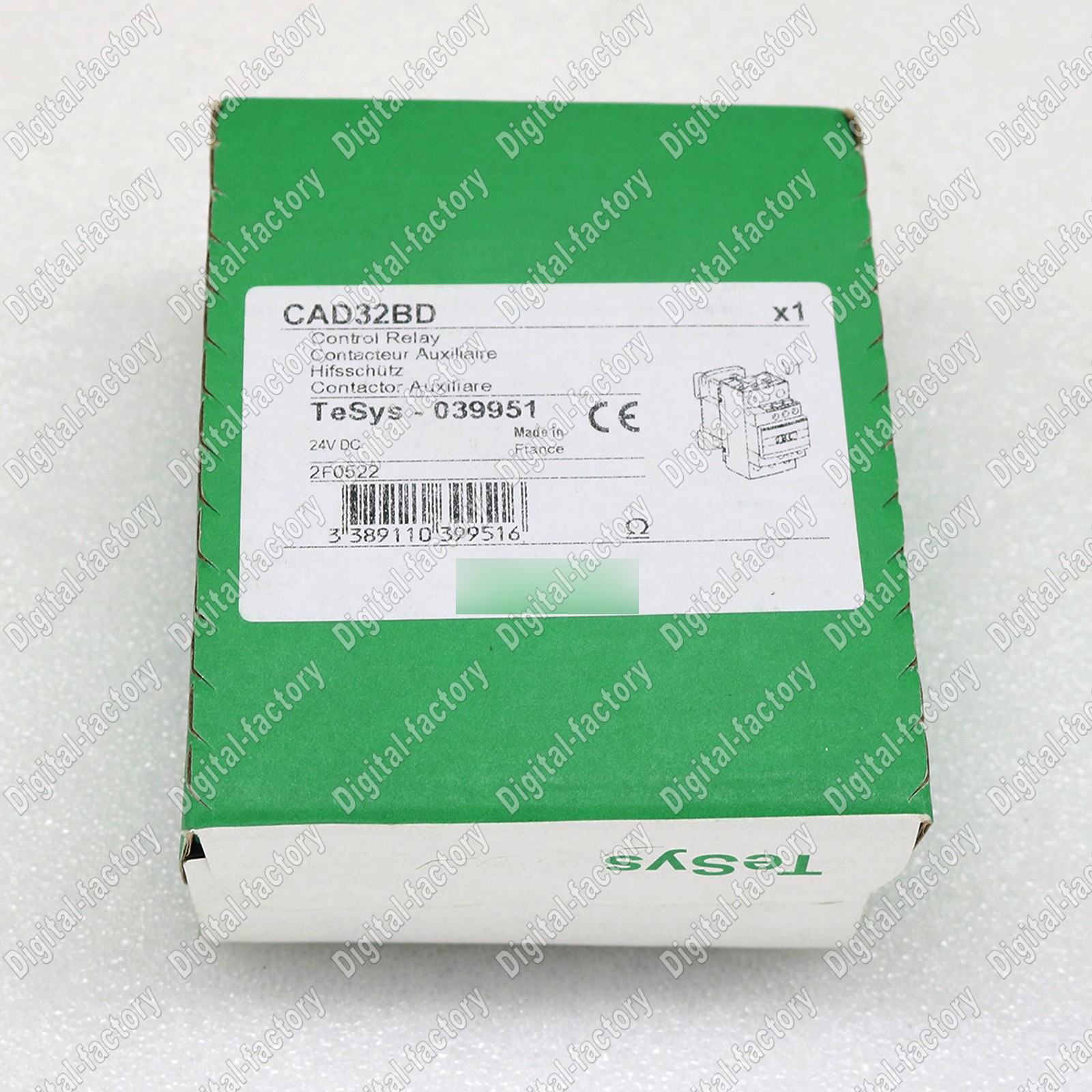 1pieces New Schneider CAD32BD contactor relays 24V DC, 3NO+2NC FREE SHIP