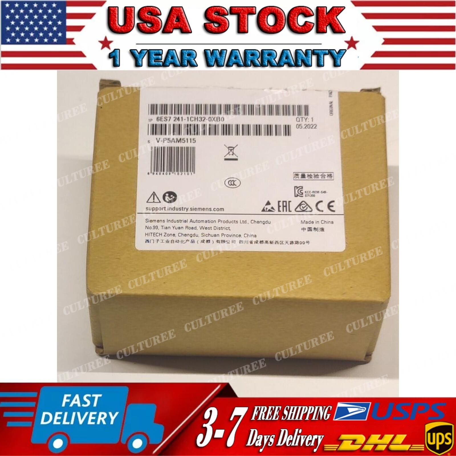 New Siemens 6ES7 241-1CH32-0XB0 6ES7241-1CH32-0XB0 SIMATIC S7-1200 CM 1241