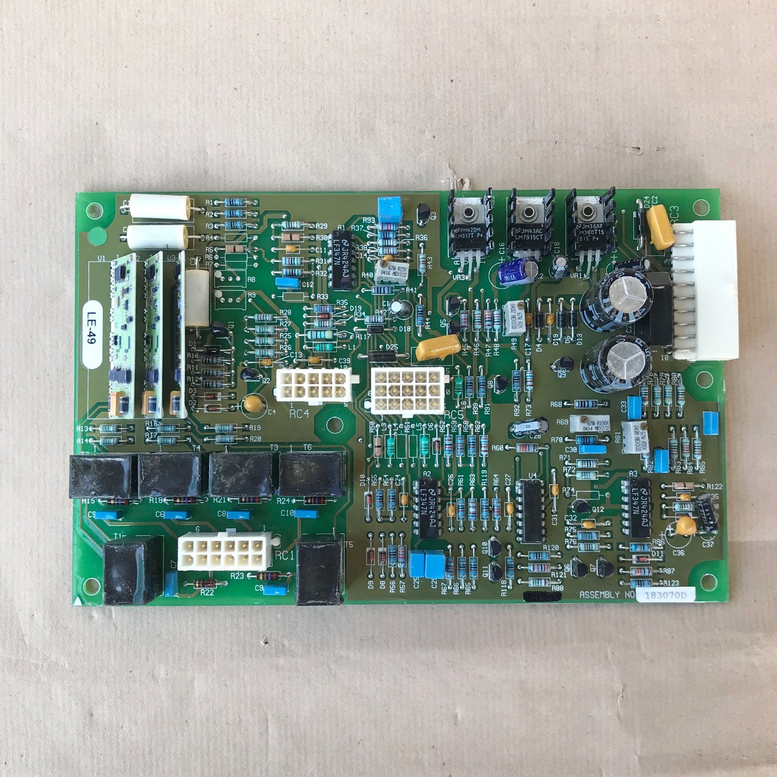 MILLER ELECTRIC 183070 CIRCUIT CONTROL CARD 183070D