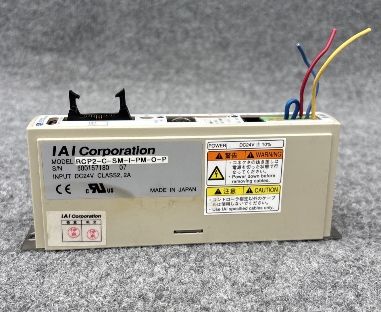 IAI Corporation RCP2-C-SM-I-PM-0-P Robo-Cylinder Intelligent Actuator Controller