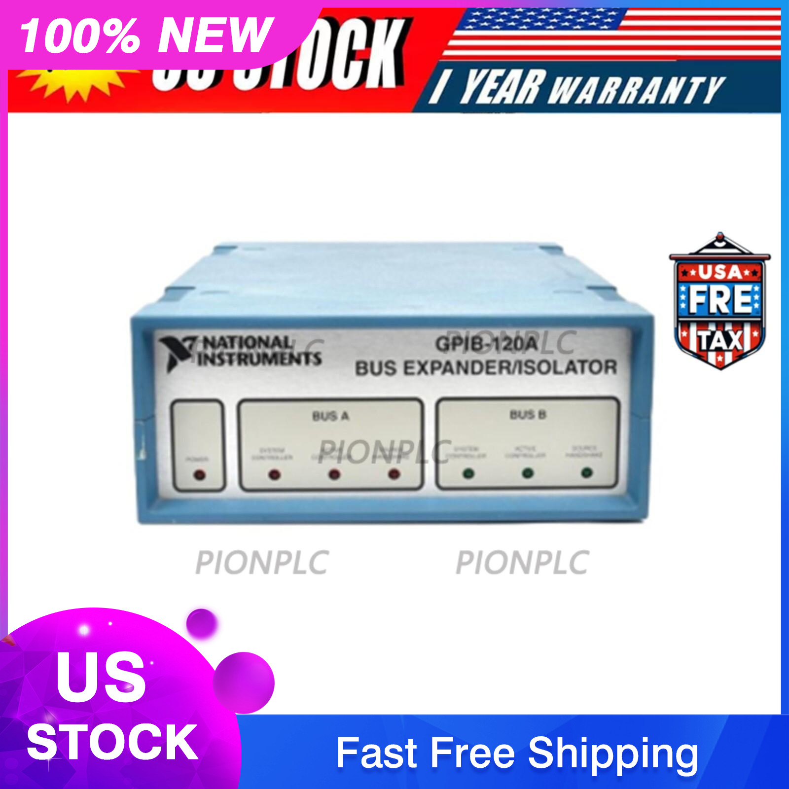 US Free TAX NEW NI GPIB-120A GPIB120A Bus Expander / Isolator.