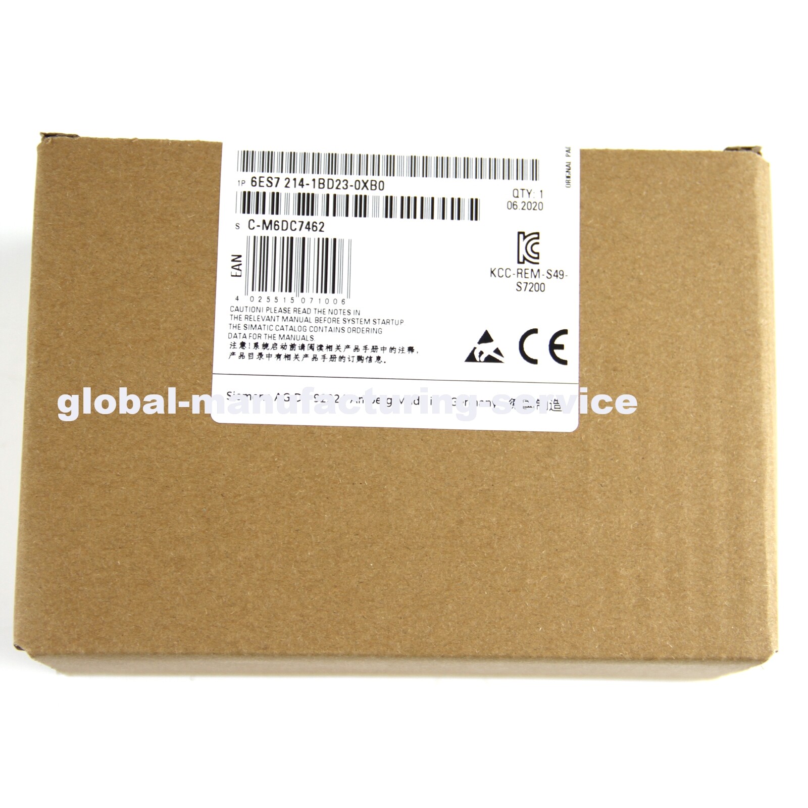 NEW SIEMENS 6ES7 214-1BD23-0XB0 6ES7214-1BD23-0XB0 CPU Module Made In Germany
