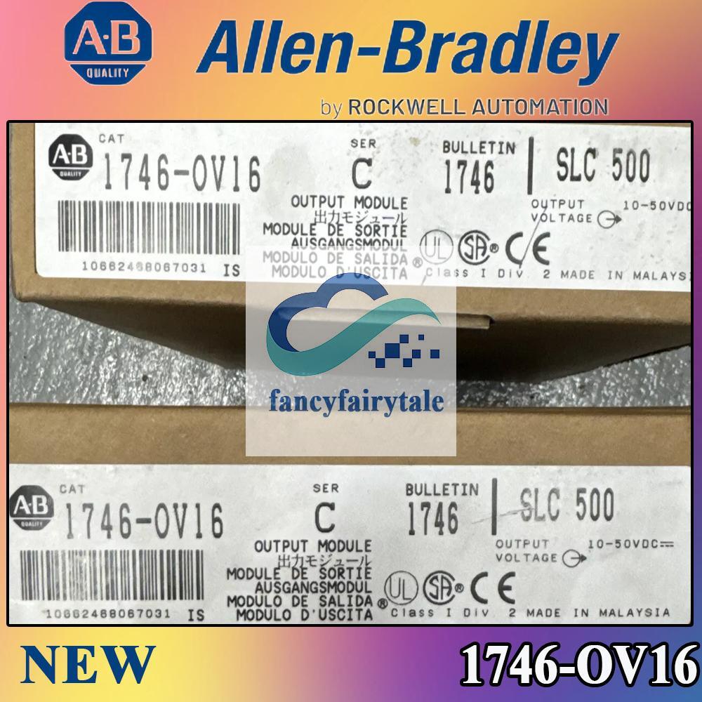 New Sealed Allen Bradley 1746-OV16 SER C SLC 500 Output Module AB 1746 OV16