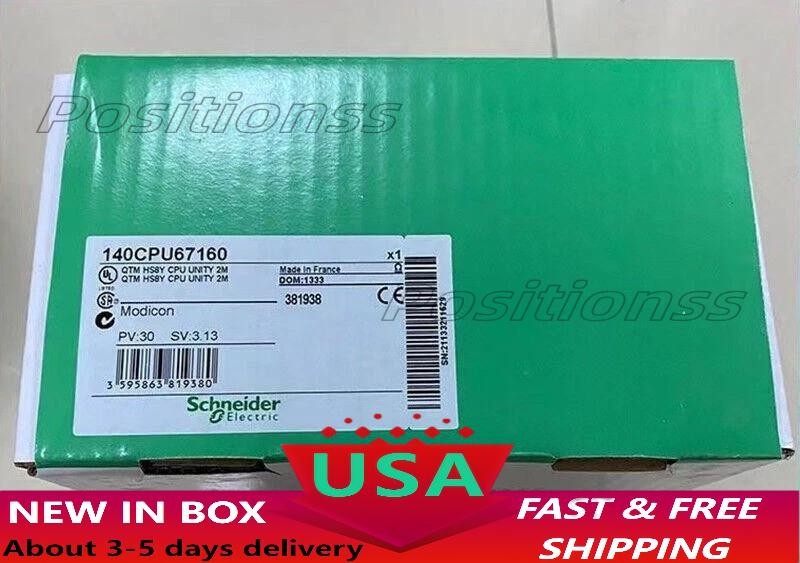 Schneider 140CPU67160 PLC Module New In Box Fast Shipping