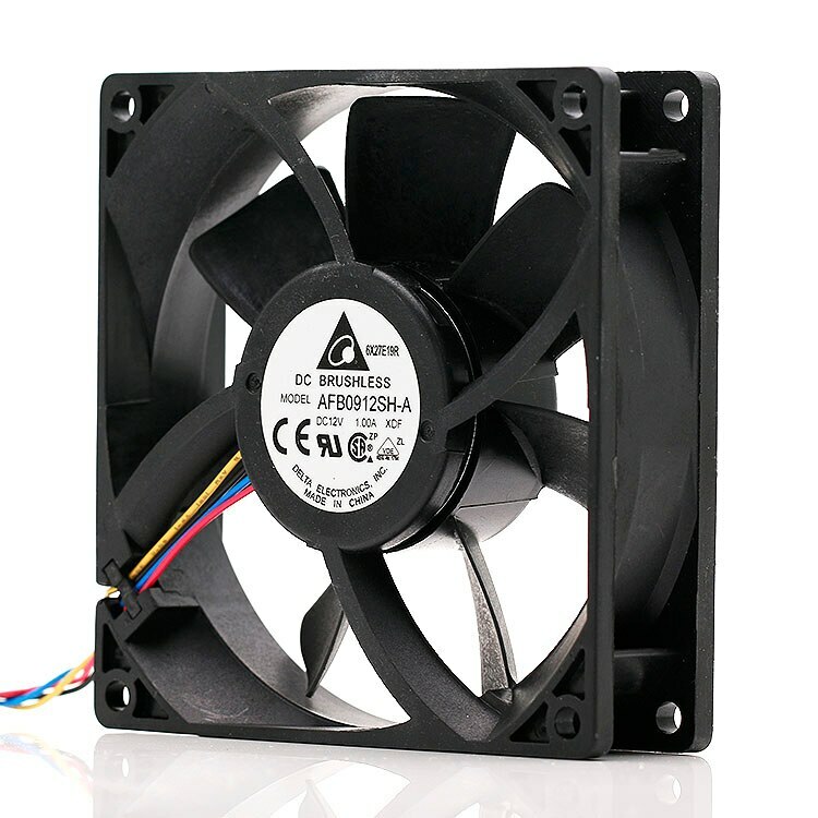 Delta AFB0912SH-A 12V 1.00A 92X92X25MM 4-wire PWM server axial cooling fan