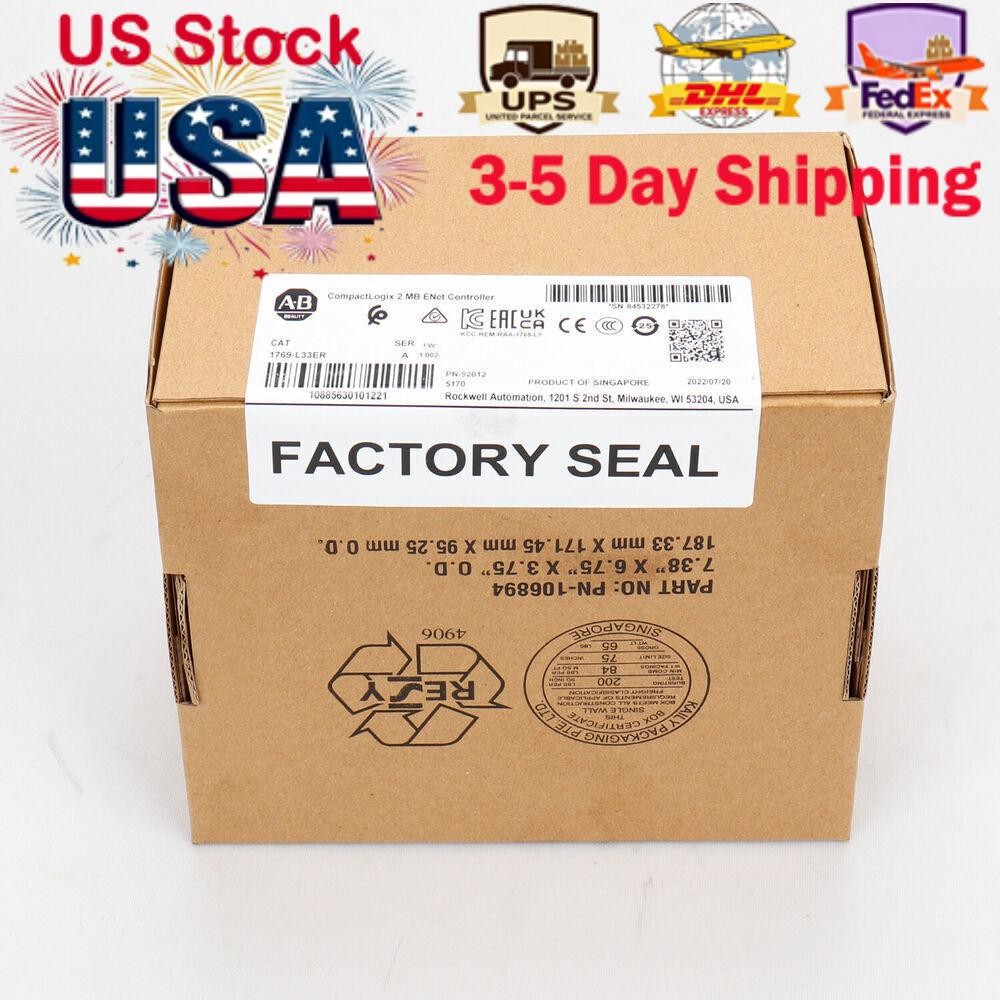 Allen-Bradley 1769-L33ER CompactLogix 2MB Enet Controller 1769L33ER US Free Tax