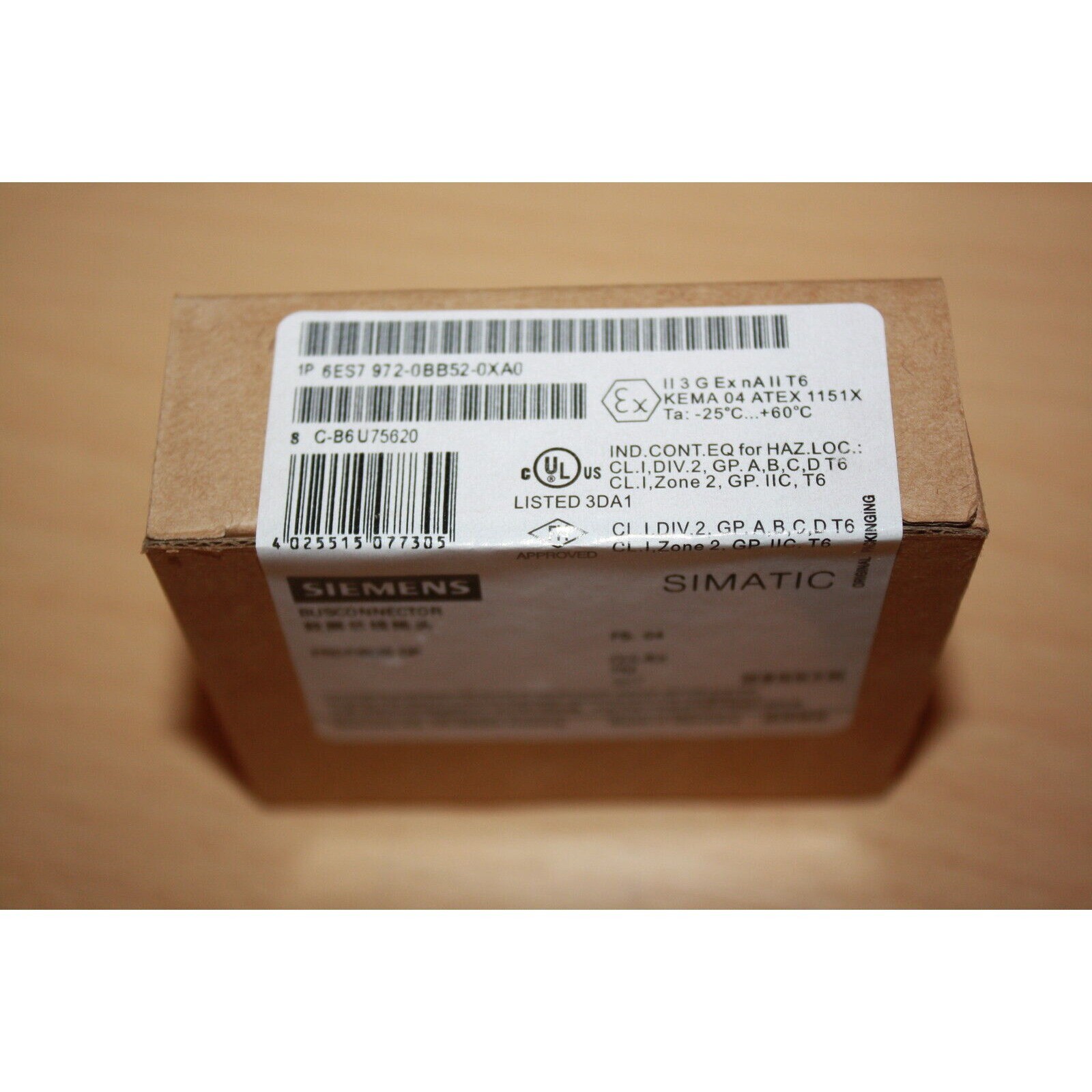 Siemens Simatic DP Connector 6ES7972-0BB52-0XA0 Professional Cutter Connector-