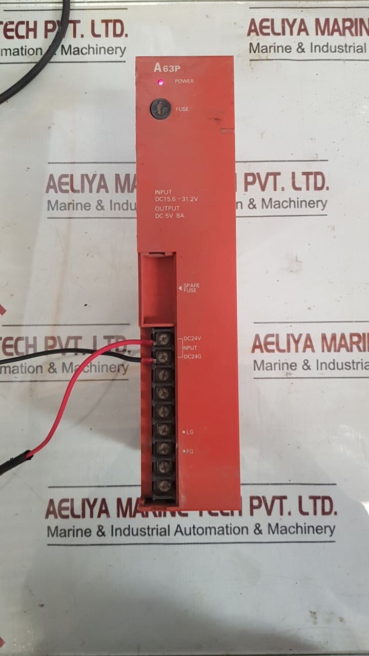 Mitsubishi Melsec A63p Programmable Controller dc15.6~31.2v