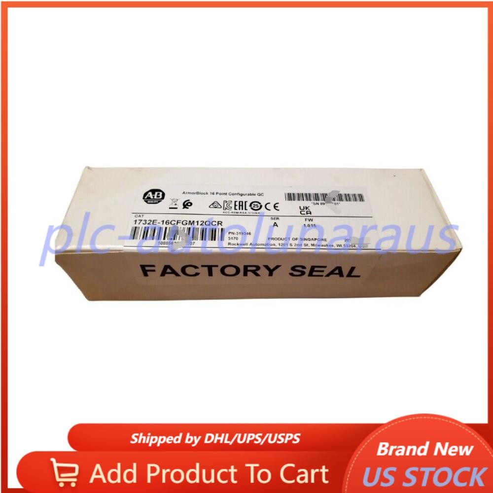 AB 1732E-16CFGM12QCR Allen-Bradley Armor Block Factory Sealed Box US Free Tax