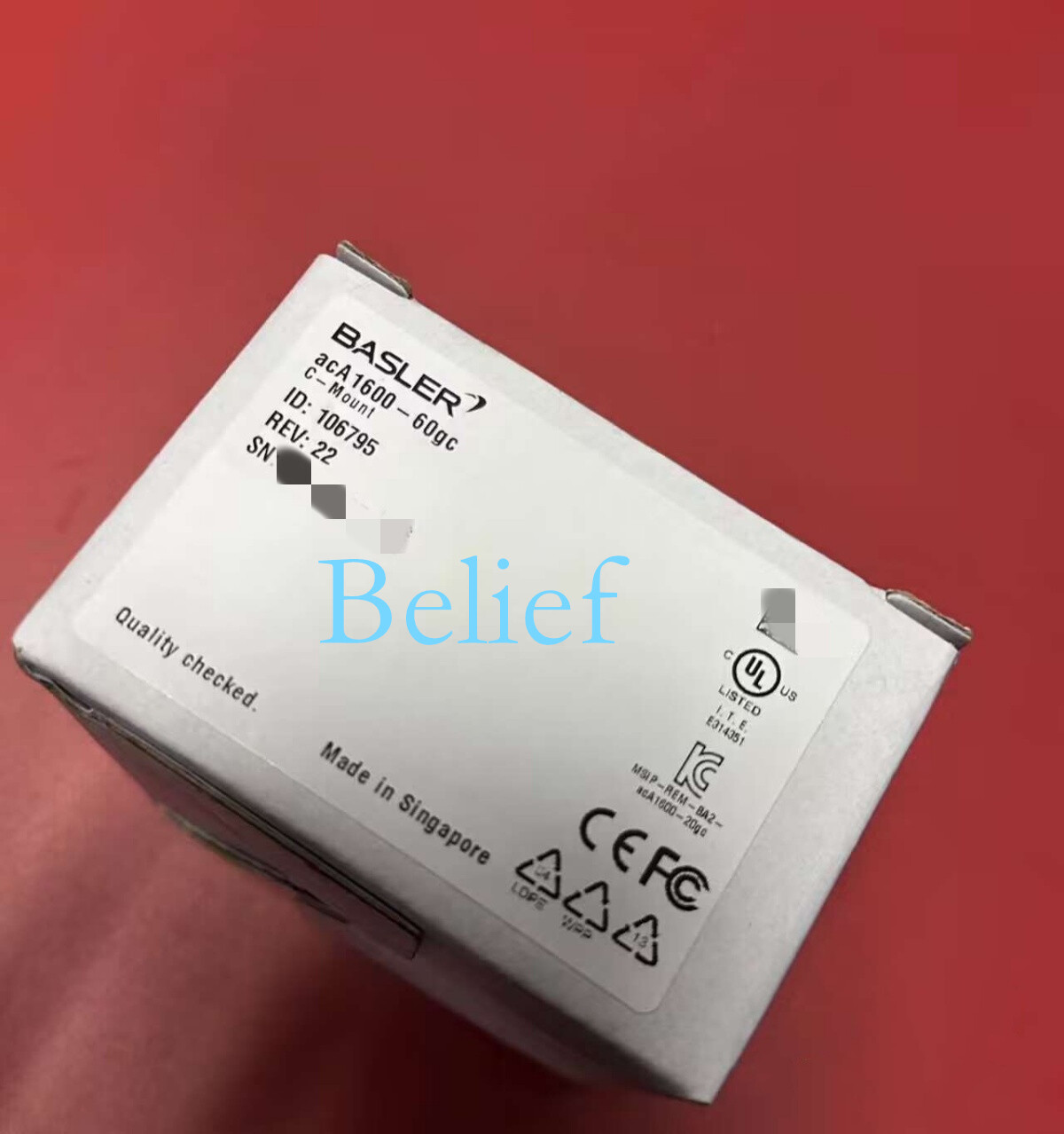 1pc Basler acA1600-60gc Brand New industrial camera