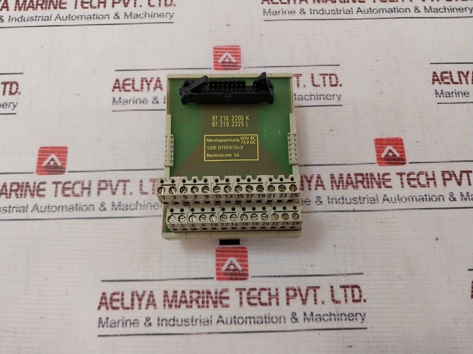 Wieland Bamberg 87.210.2225 L PLC Board 87.210.2205 K 60V AC/75V DC
